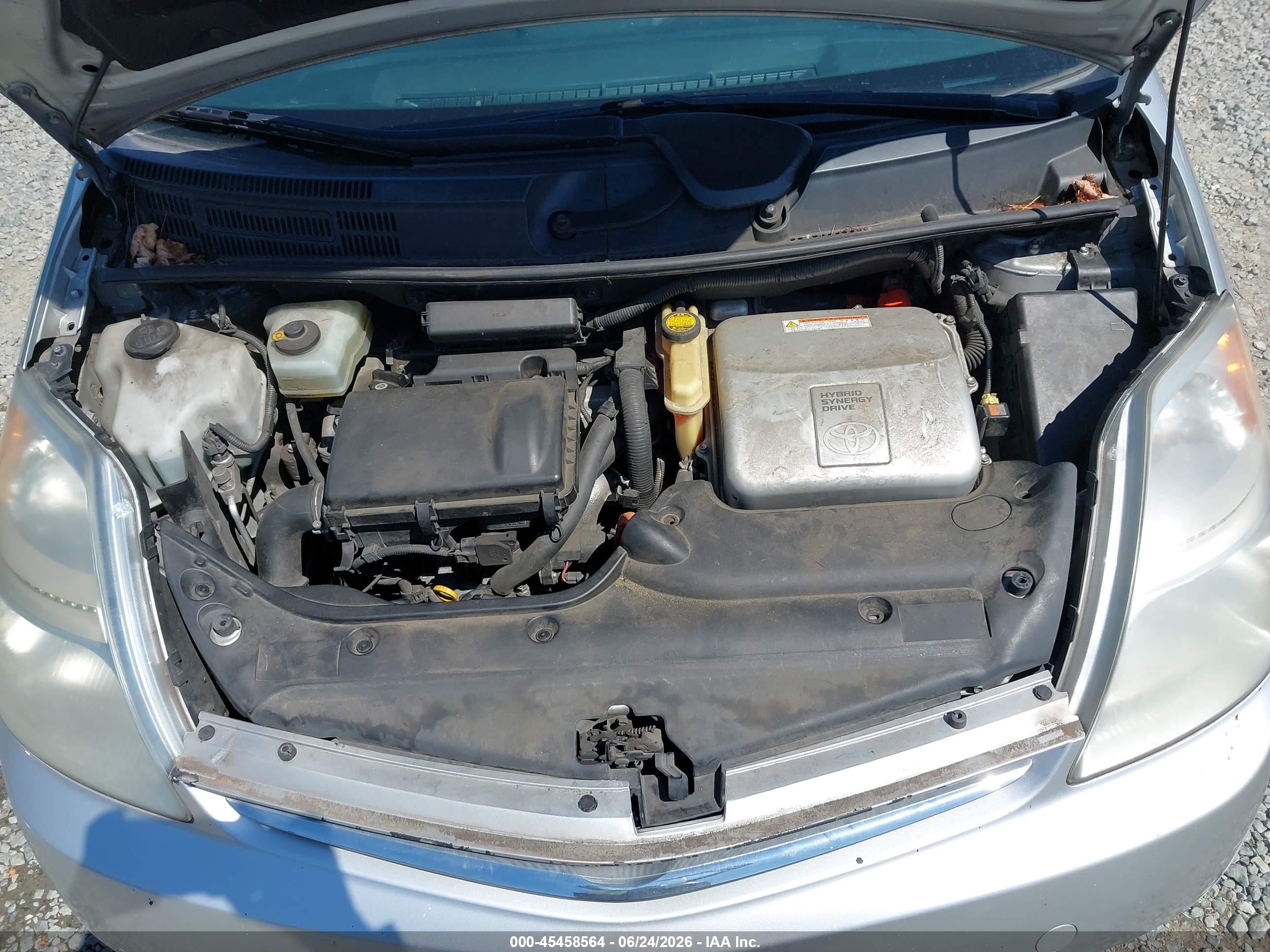 2009 Toyota Prius   Silver vin: JTDKB20U593478556