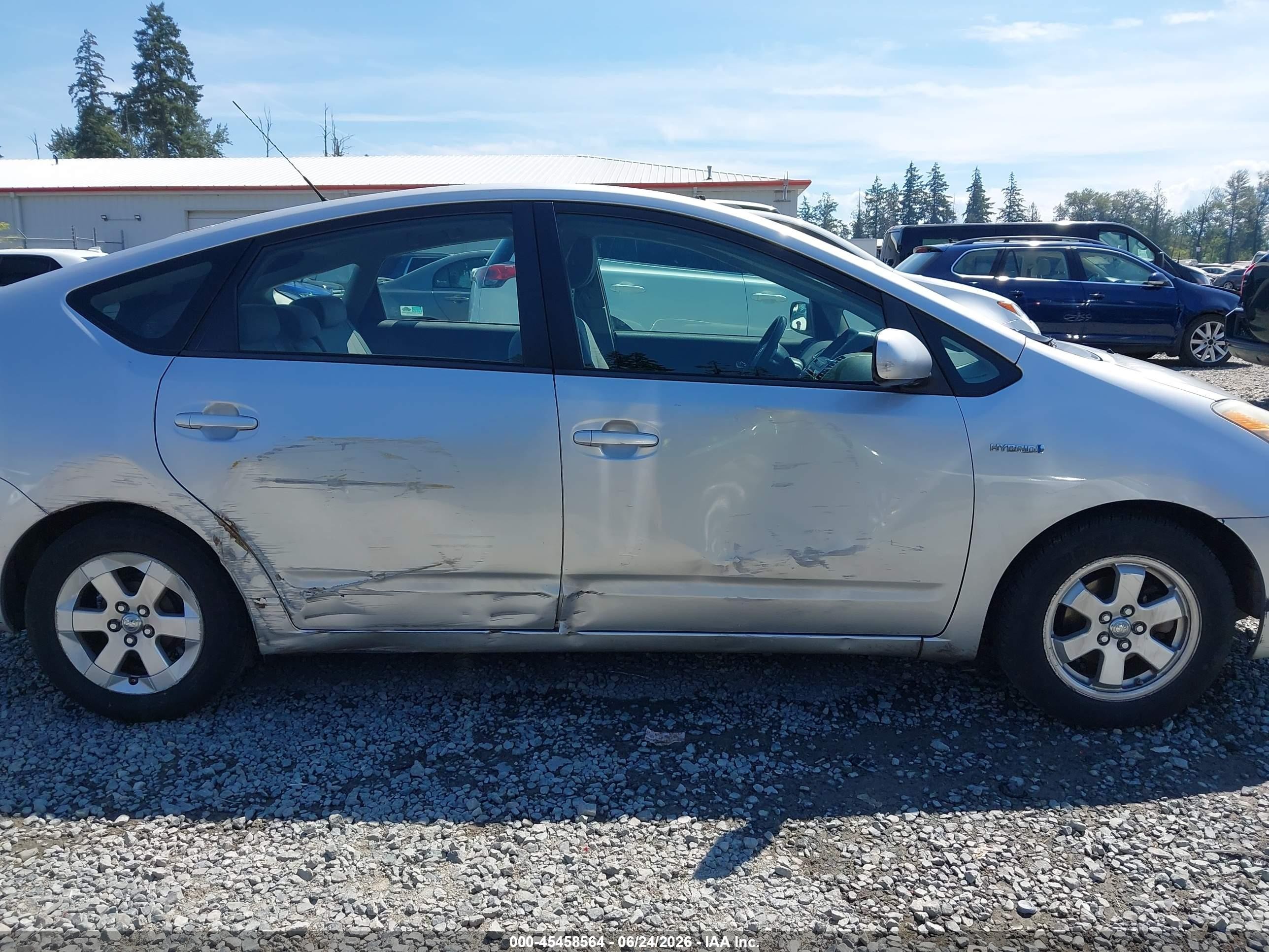 2009 Toyota Prius   Silver vin: JTDKB20U593478556