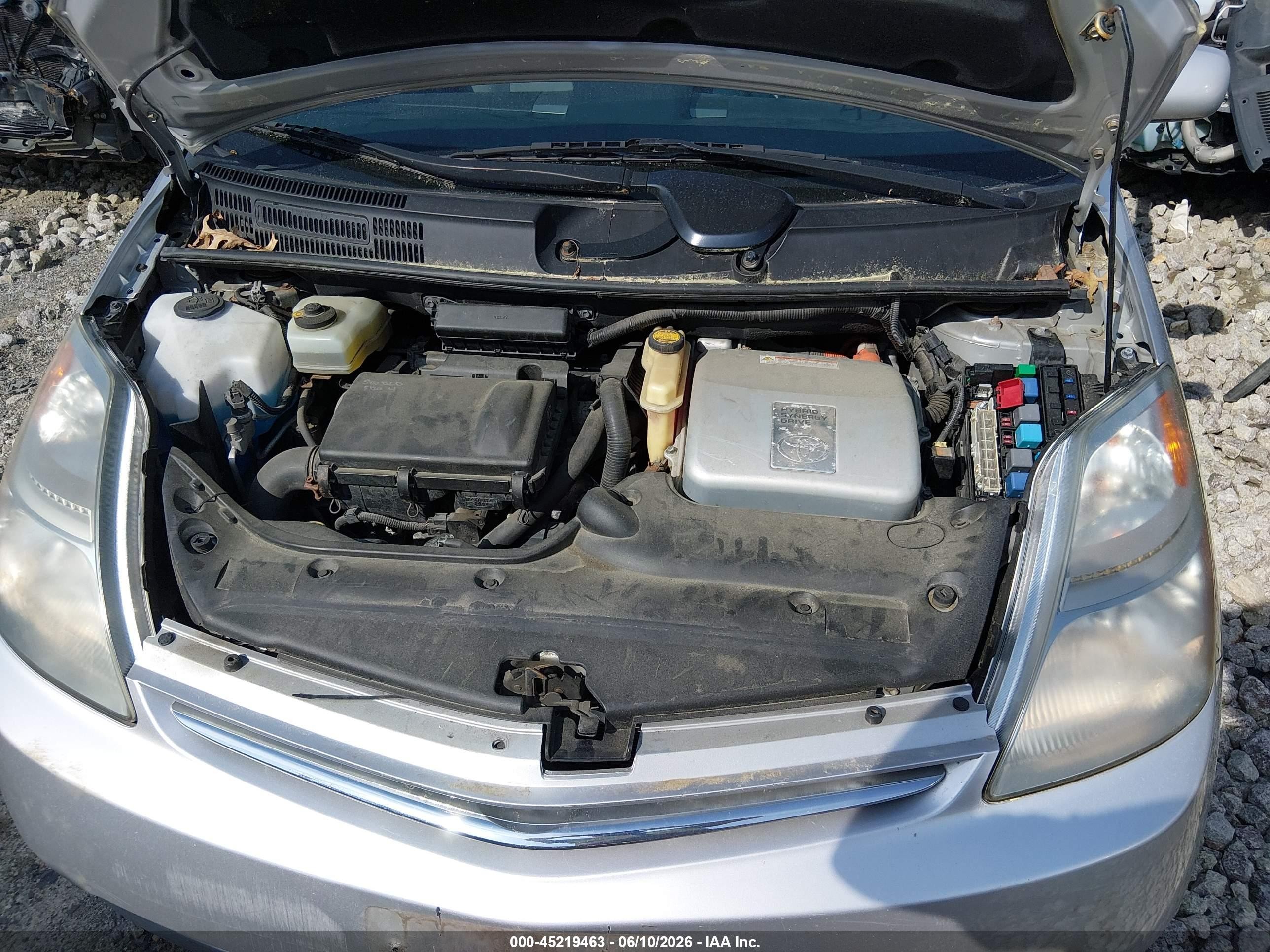 2009 Toyota Prius   Silver vin: JTDKB20U593483224