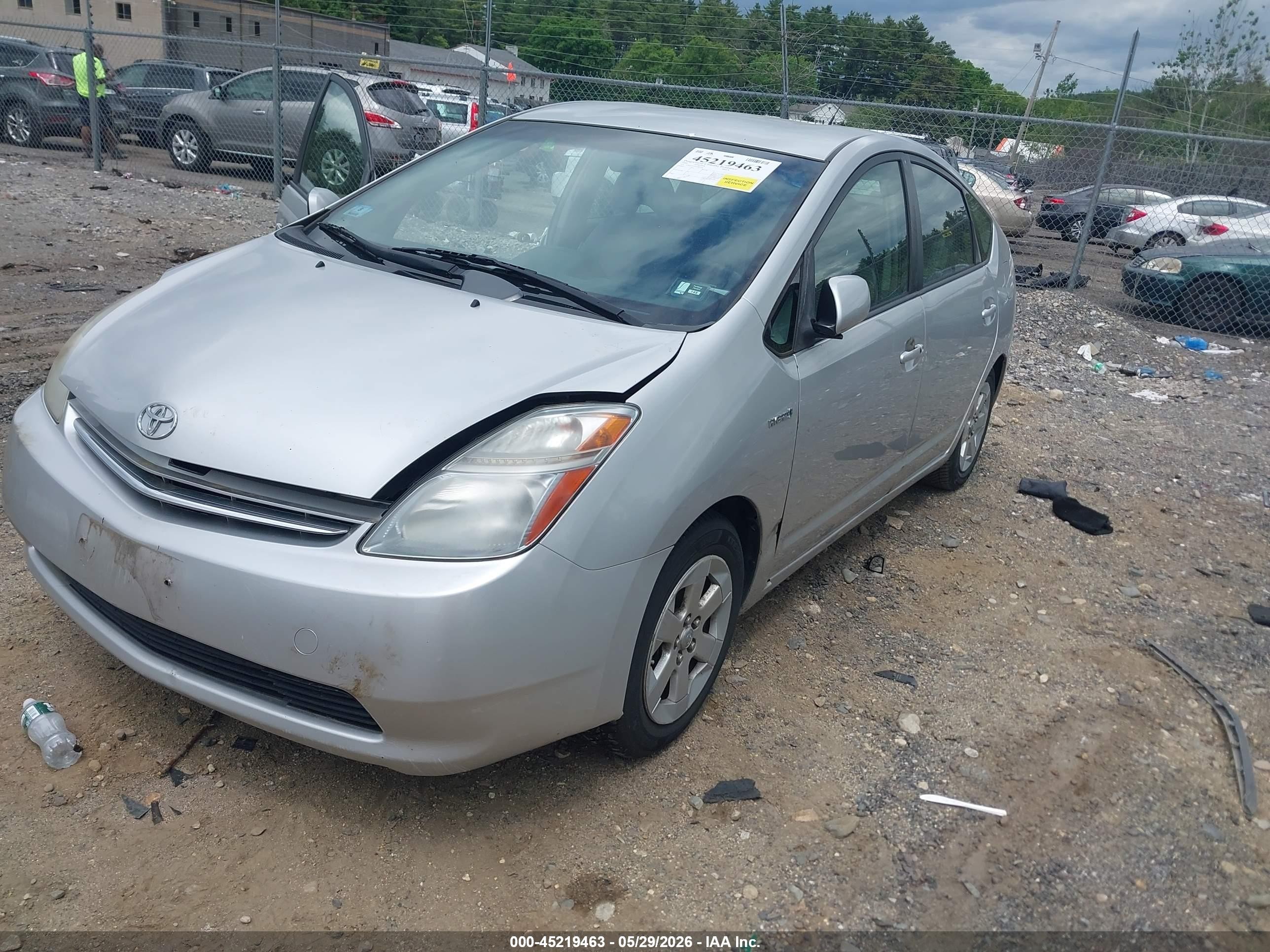 2009 Toyota Prius   Silver vin: JTDKB20U593483224