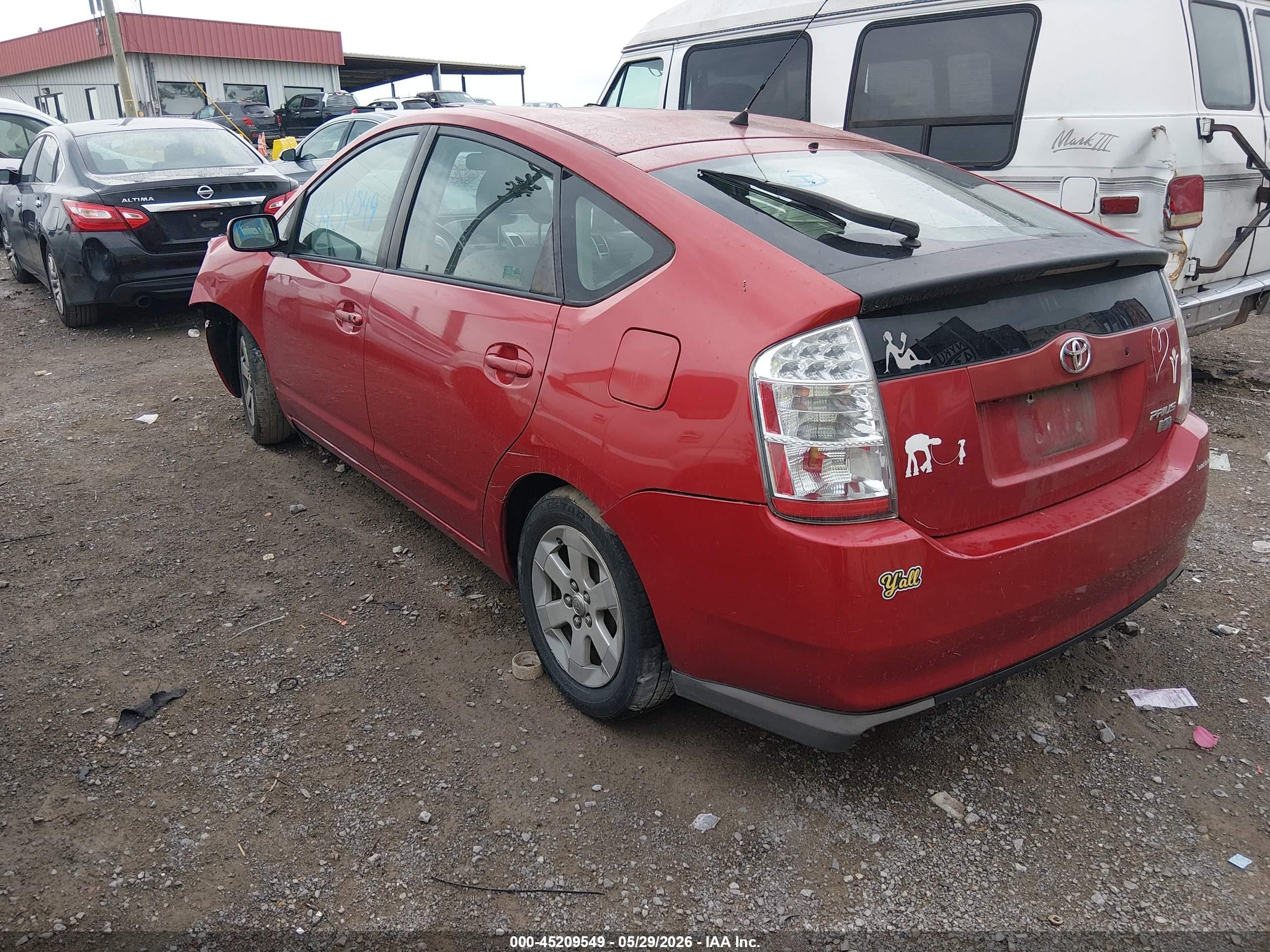 2009 Toyota Prius   Red vin: JTDKB20U593506064
