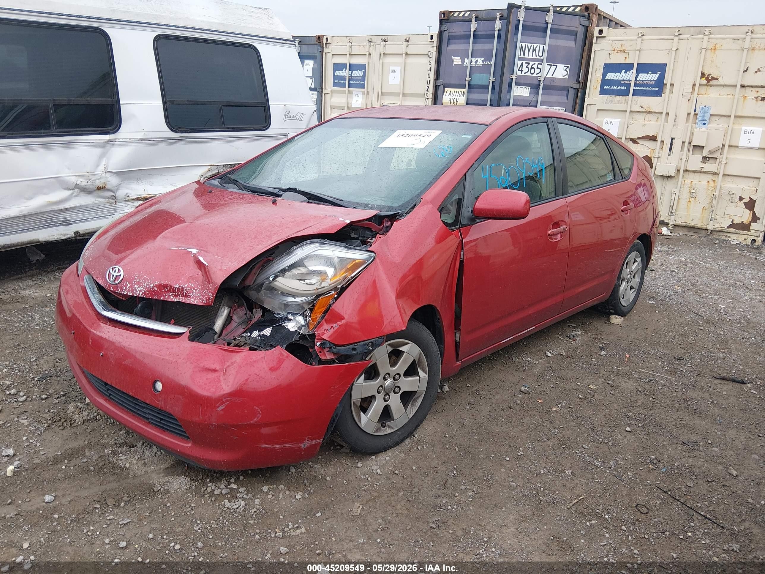2009 Toyota Prius   Red vin: JTDKB20U593506064