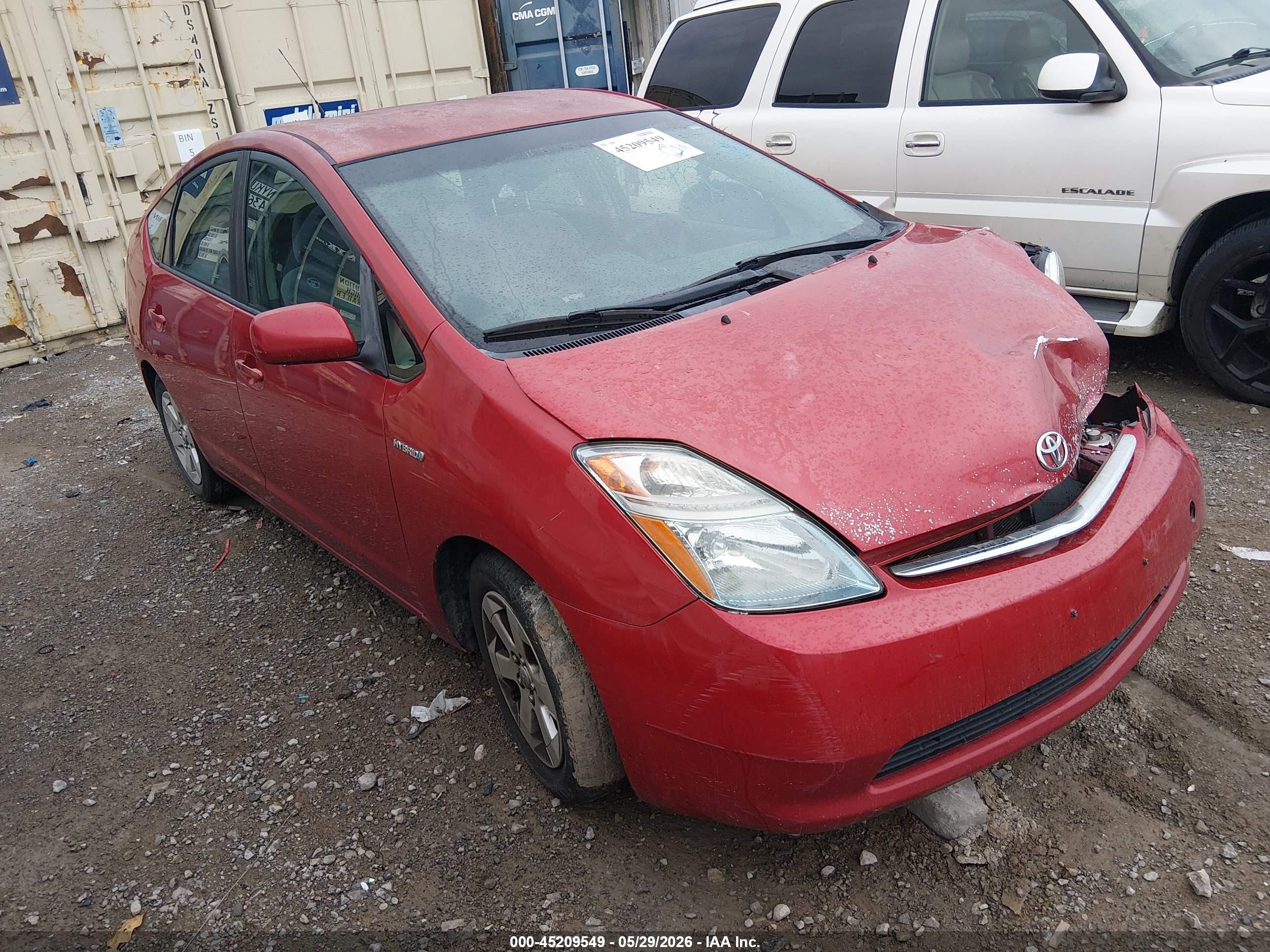 2009 Toyota Prius   Red vin: JTDKB20U593506064