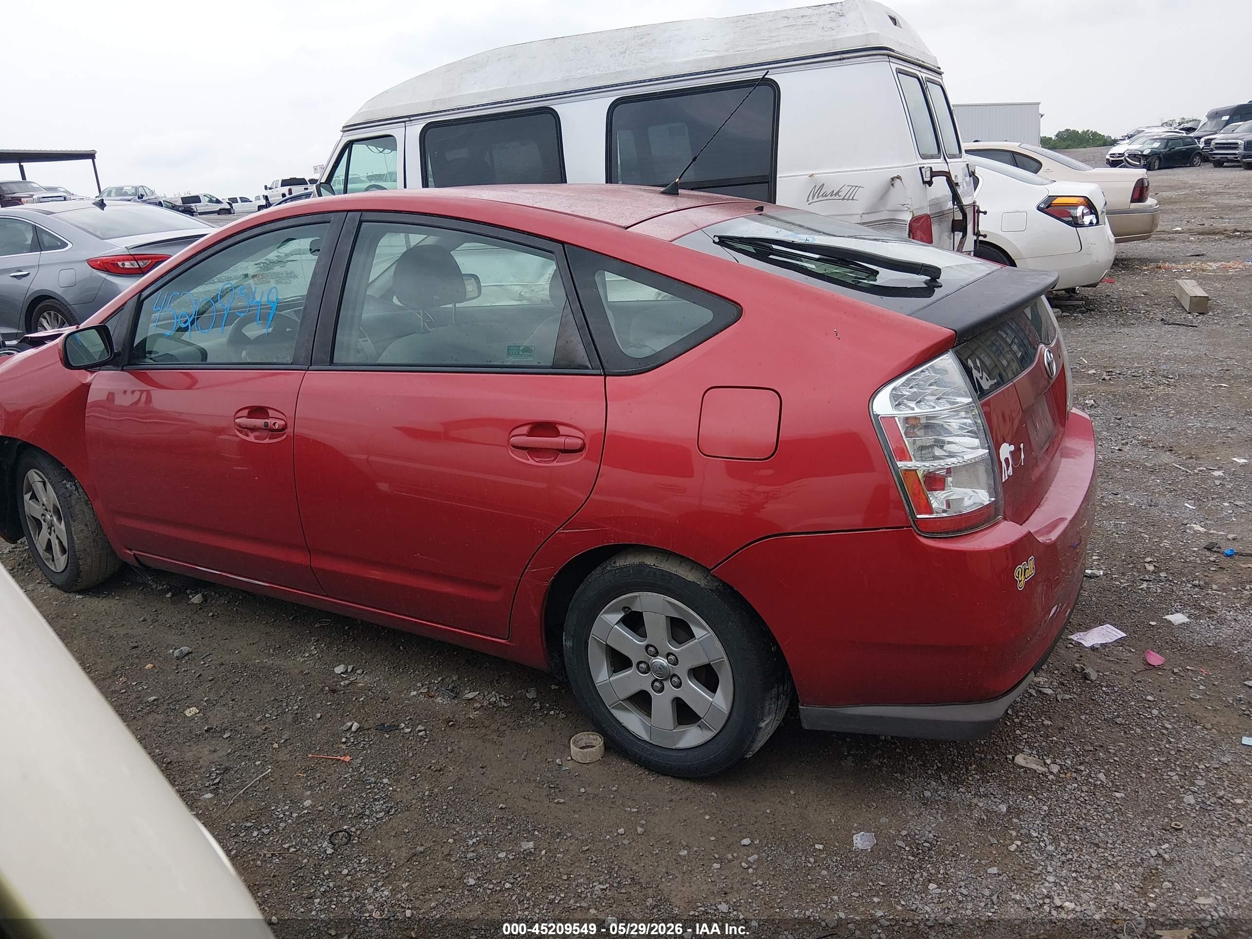 2009 Toyota Prius   Red vin: JTDKB20U593506064