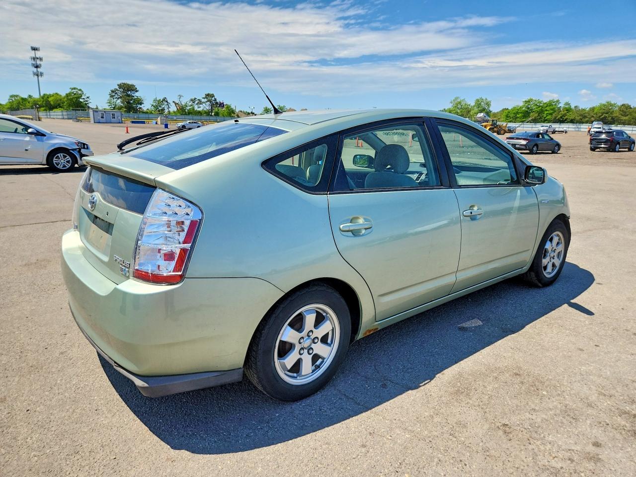 2009 Toyota Prius Base Green vin: JTDKB20U593518036