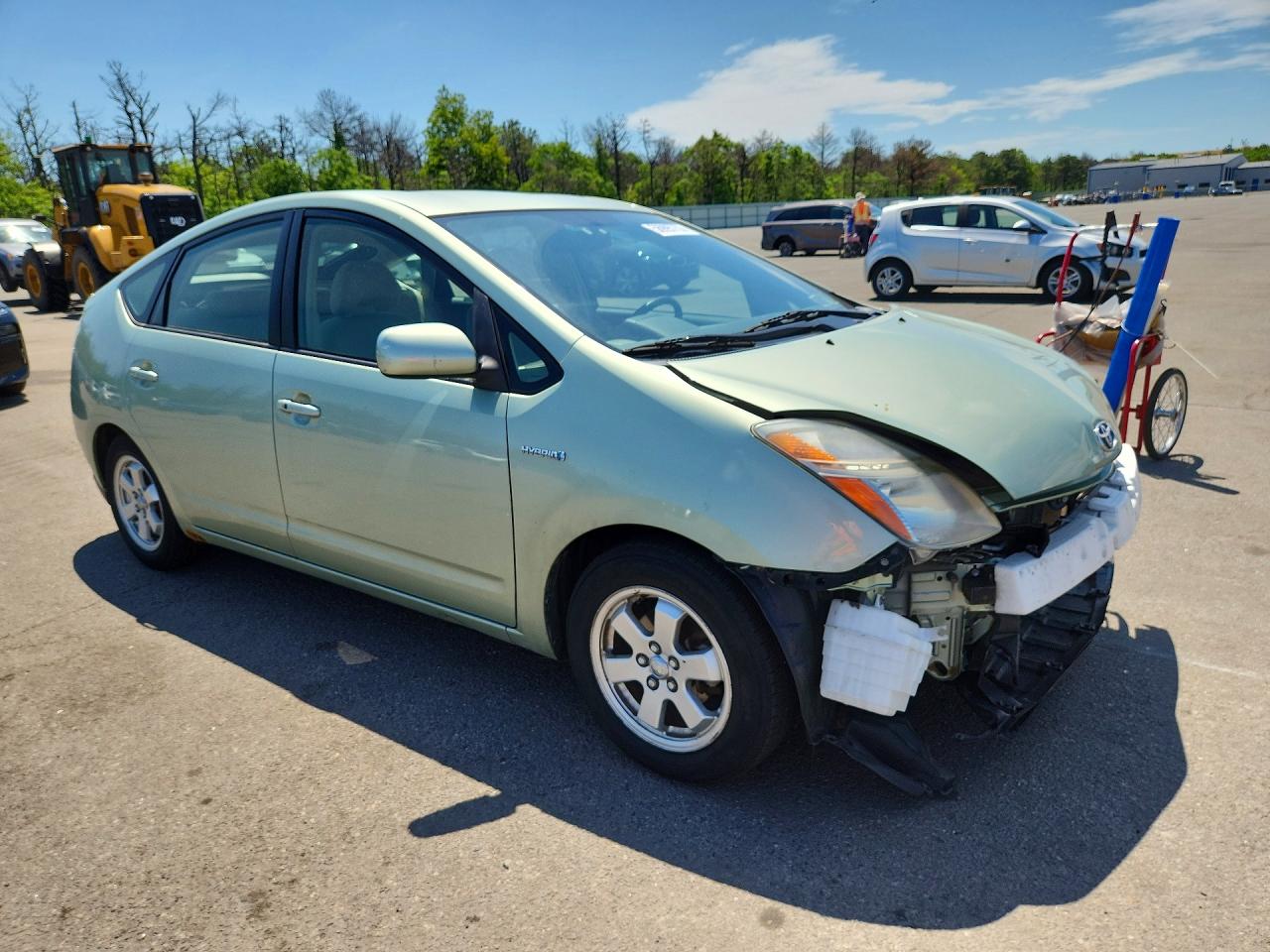 2009 Toyota Prius Base Green vin: JTDKB20U593518036