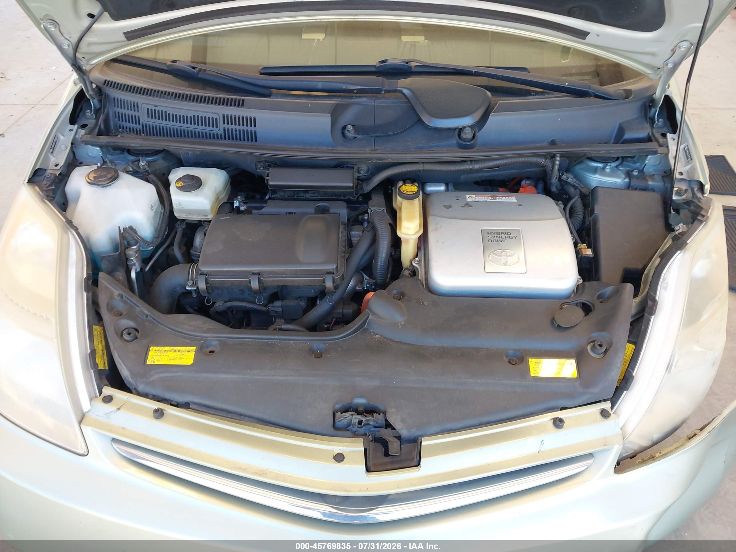 2009 Toyota Prius   Silver vin: JTDKB20U593530400
