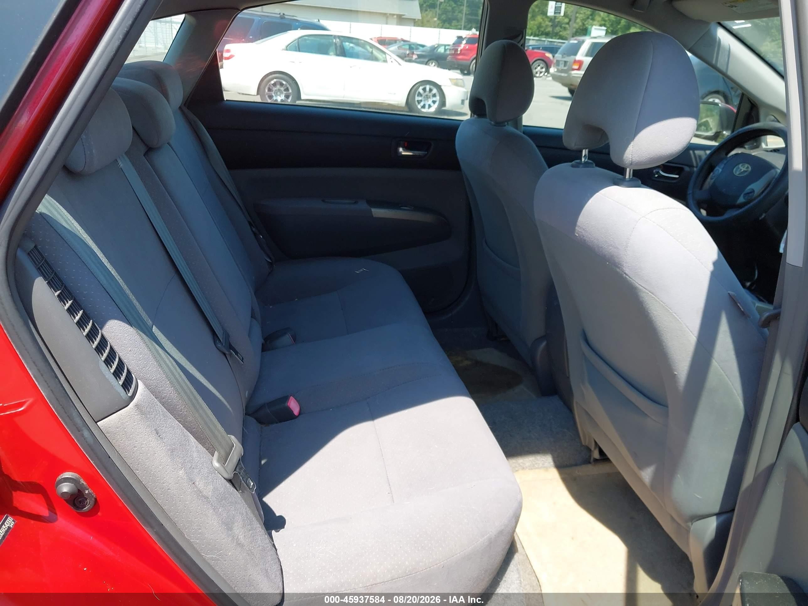 2009 Toyota Prius   Красный vin: JTDKB20U593542000