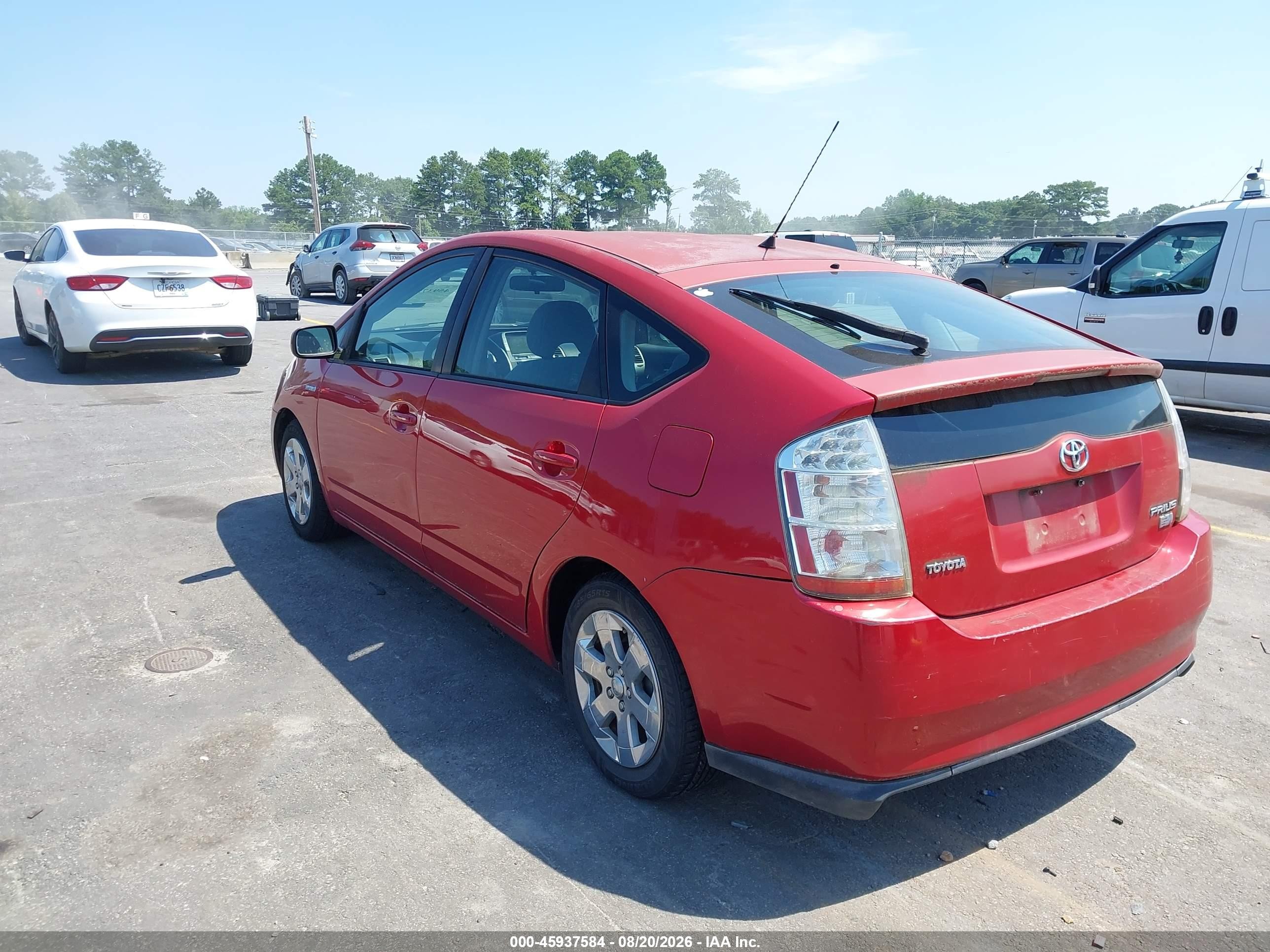 2009 Toyota Prius   Красный vin: JTDKB20U593542000