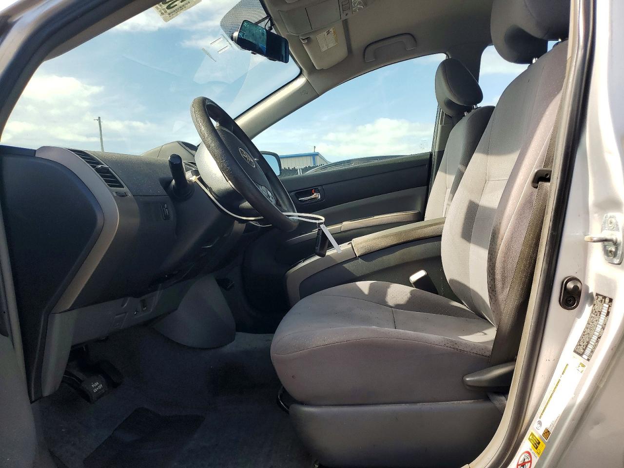 2009 Toyota Prius Base Silver vin: JTDKB20U597822704