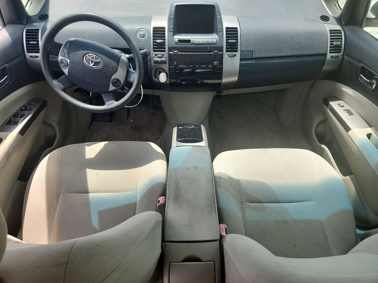 2009 Toyota Prius Base White vin: JTDKB20U597831841