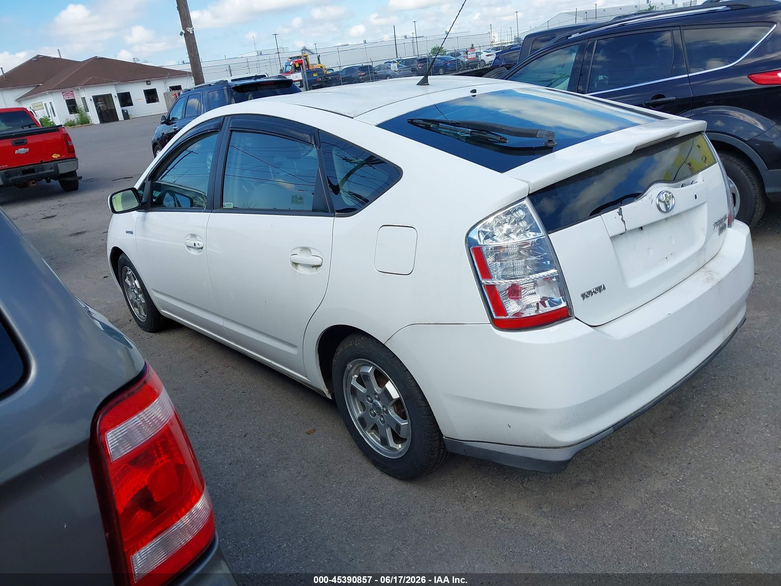 2009 Toyota Prius Белый vin: JTDKB20U597845366
