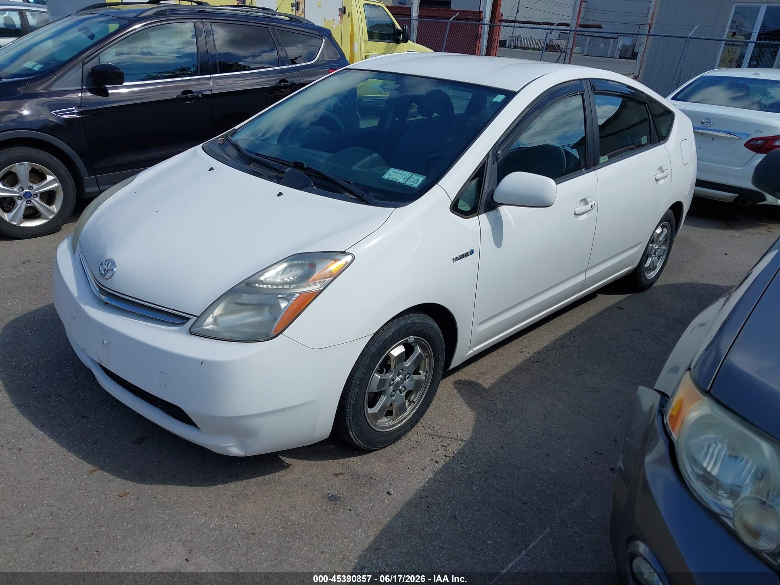 2009 Toyota Prius Белый vin: JTDKB20U597845366