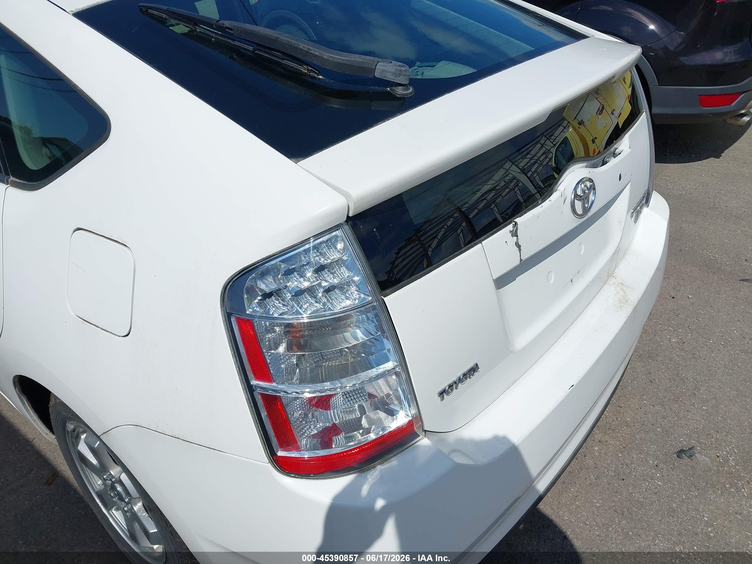 2009 Toyota Prius Белый vin: JTDKB20U597845366