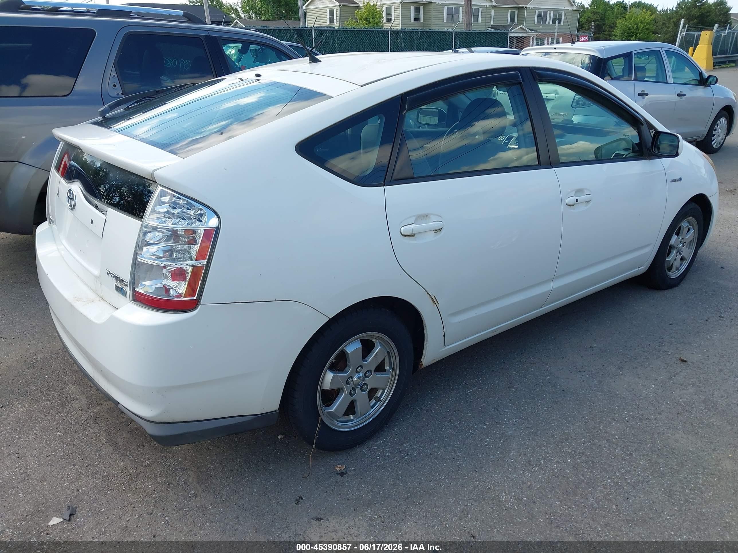 2009 Toyota Prius Белый vin: JTDKB20U597845366
