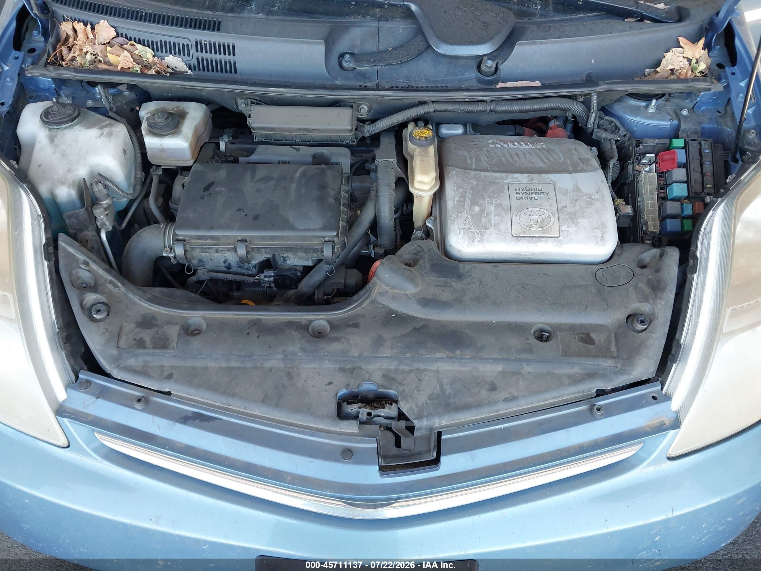 2009 Toyota Prius   Light Blue vin: JTDKB20U597854391