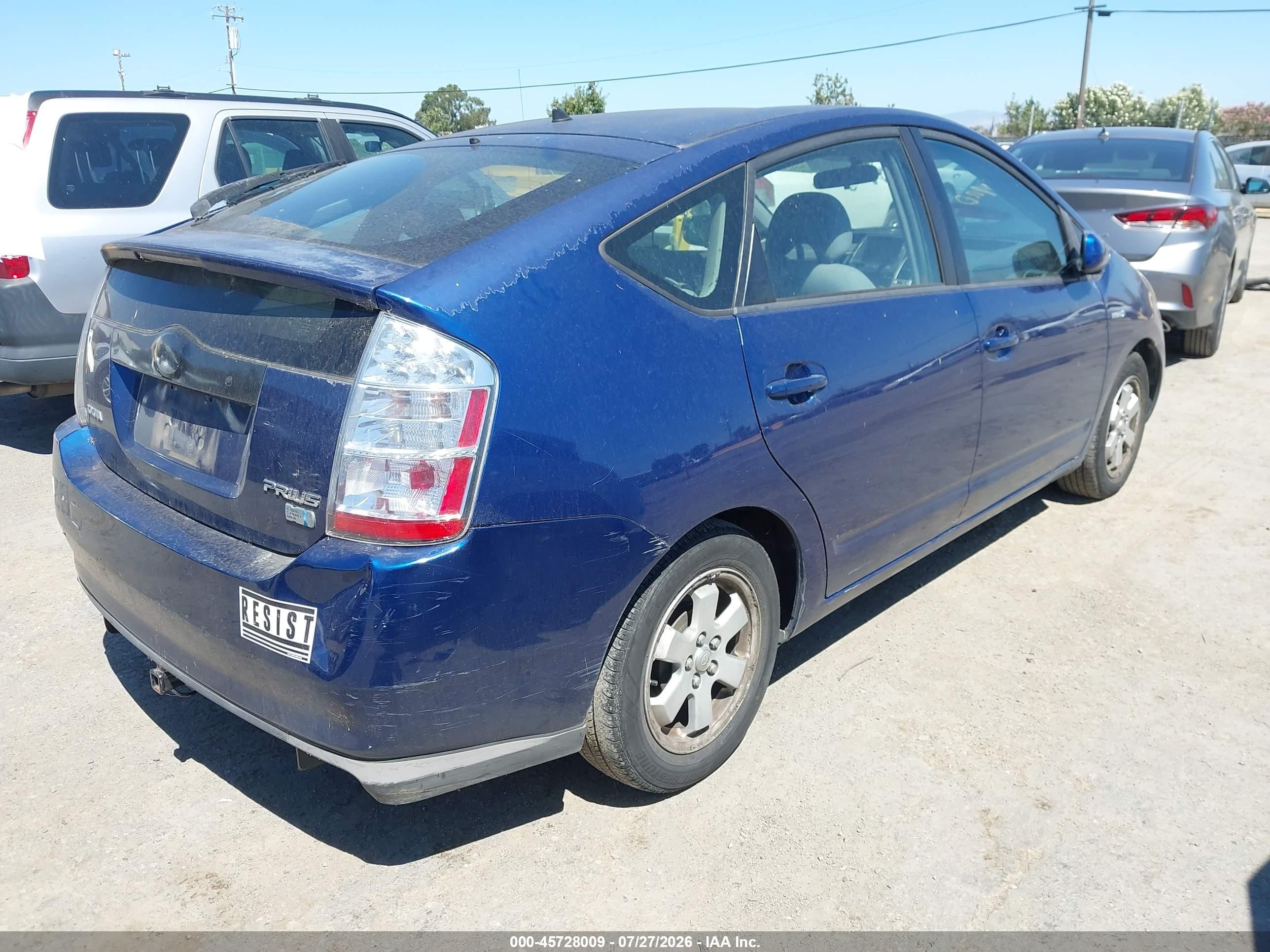 2009 Toyota Prius   Dark Blue vin: JTDKB20U597863320