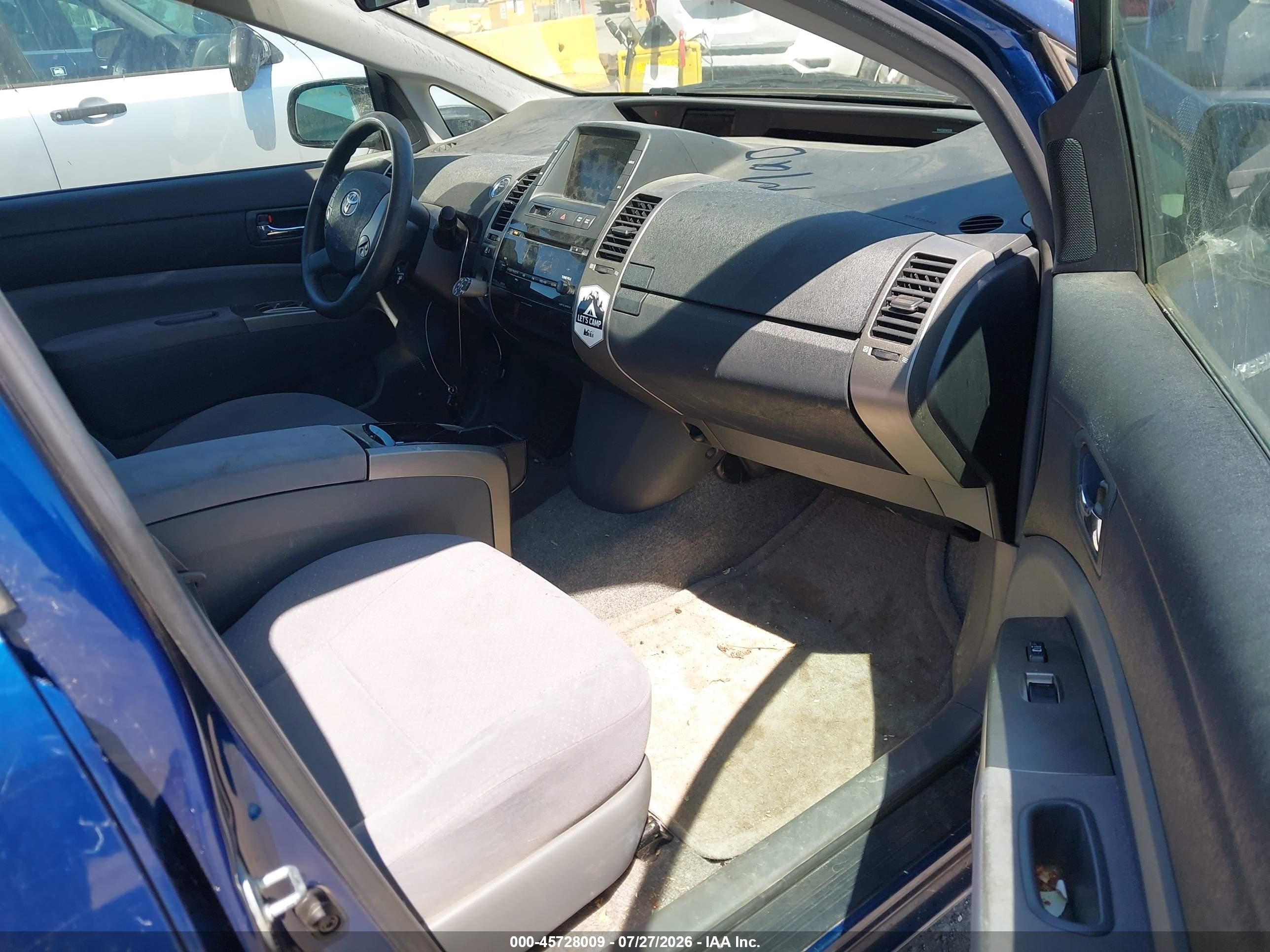2009 Toyota Prius   Dark Blue vin: JTDKB20U597863320