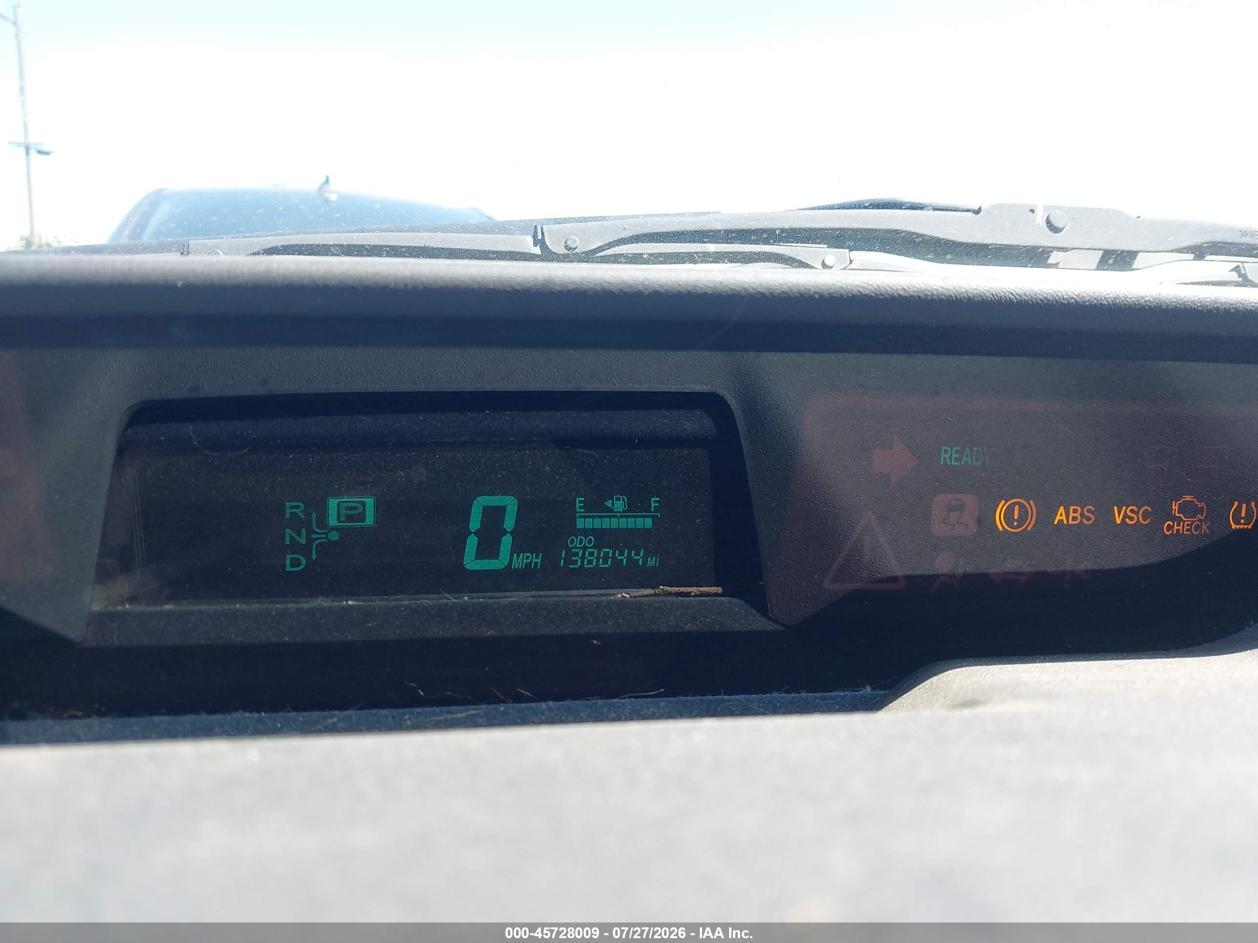 2009 Toyota Prius   Dark Blue vin: JTDKB20U597863320
