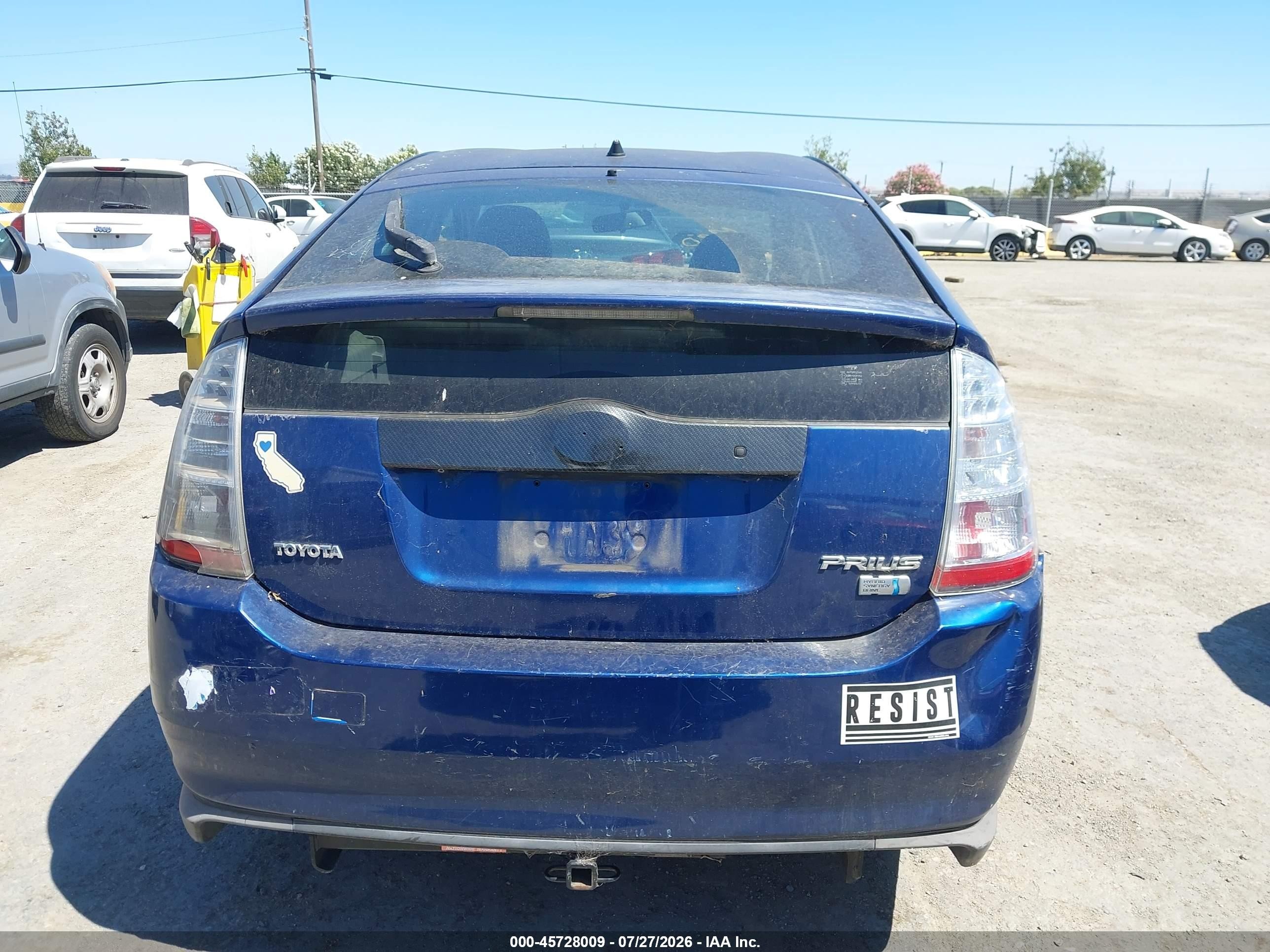 2009 Toyota Prius   Dark Blue vin: JTDKB20U597863320