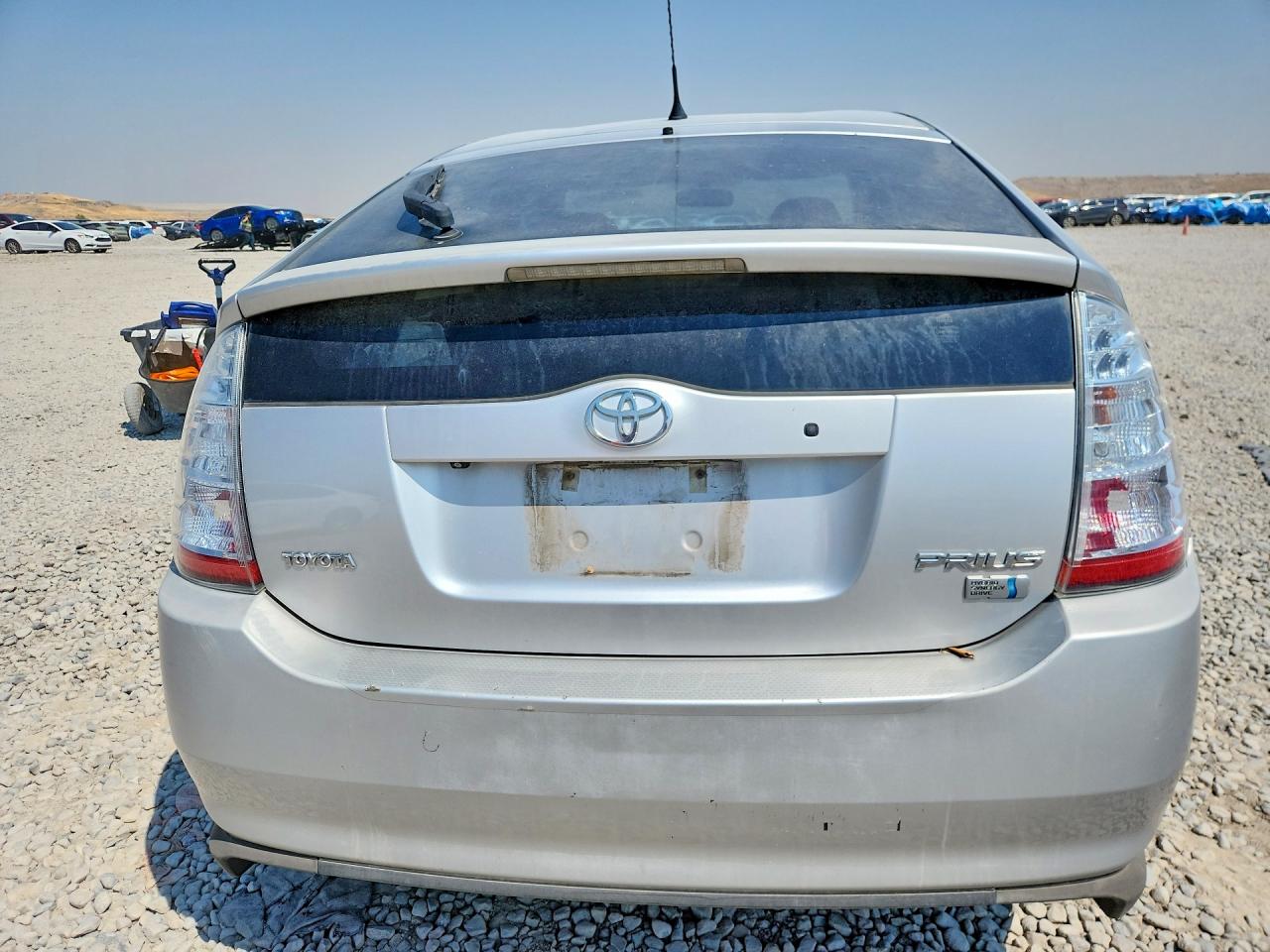 2009 Toyota Prius Base Silver vin: JTDKB20U597870672