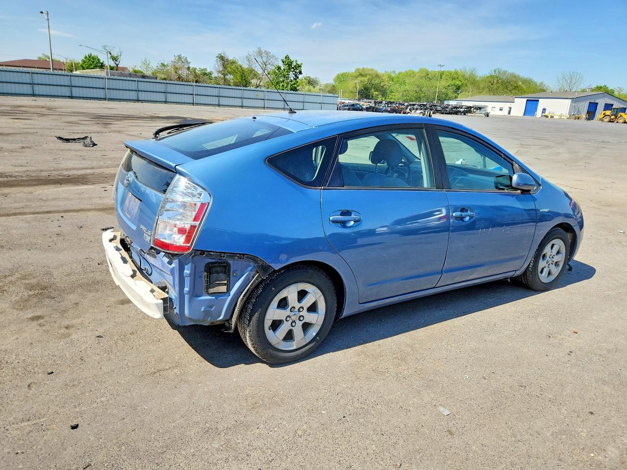 2009 Toyota Prius Base Blue vin: JTDKB20U597874270