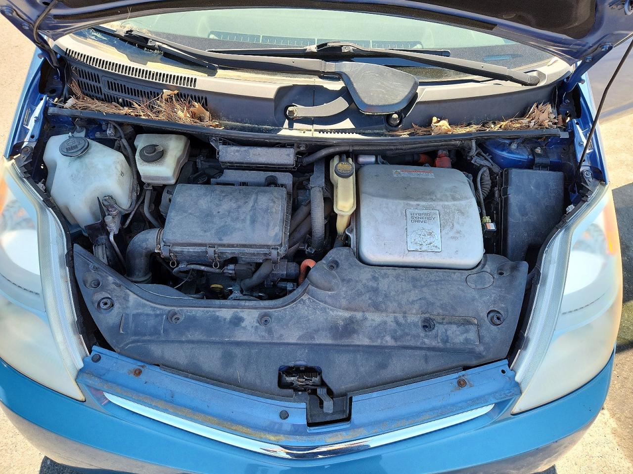 2009 Toyota Prius Base Blue vin: JTDKB20U597874270