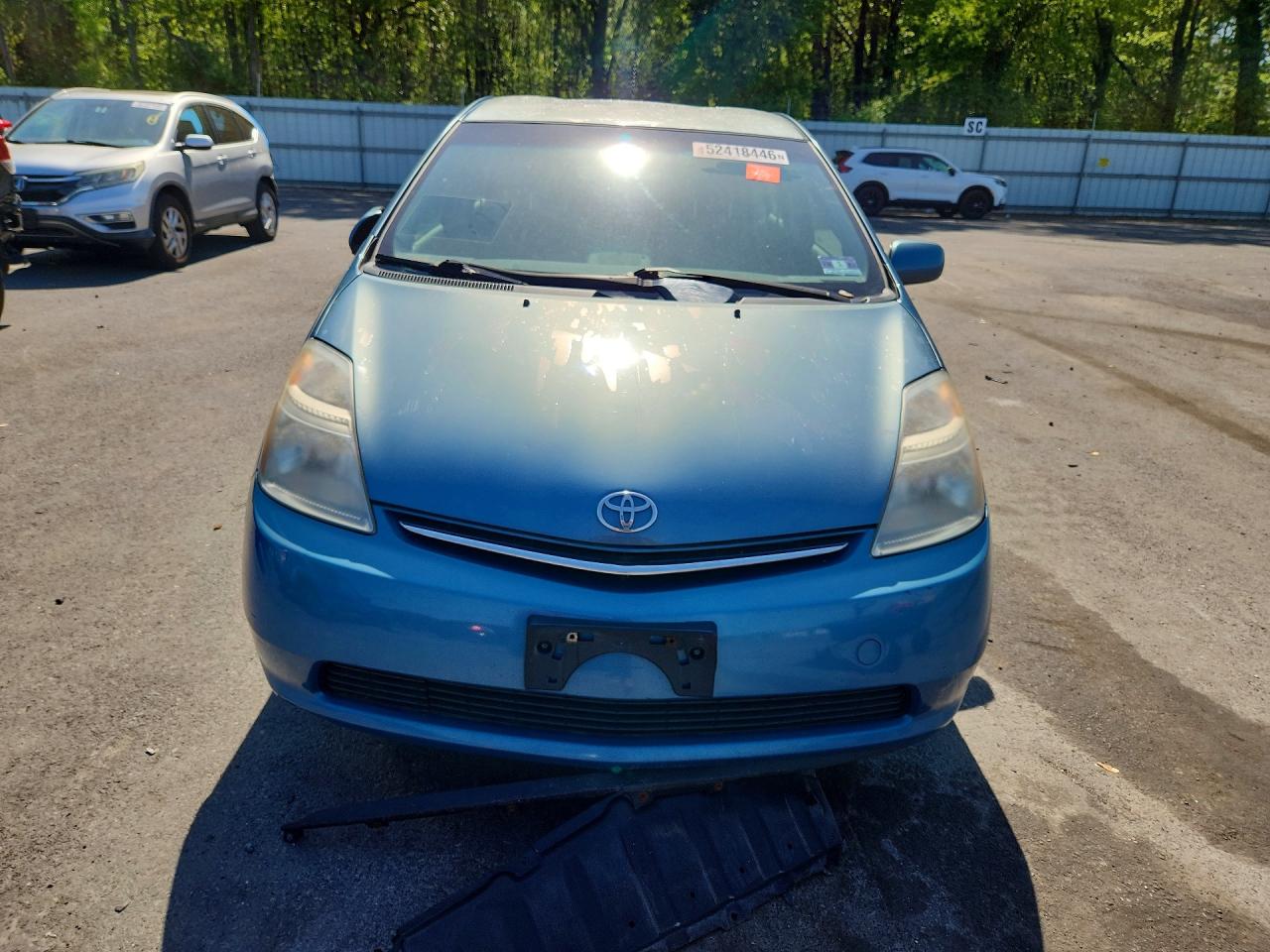2009 Toyota Prius Base Blue vin: JTDKB20U597874270