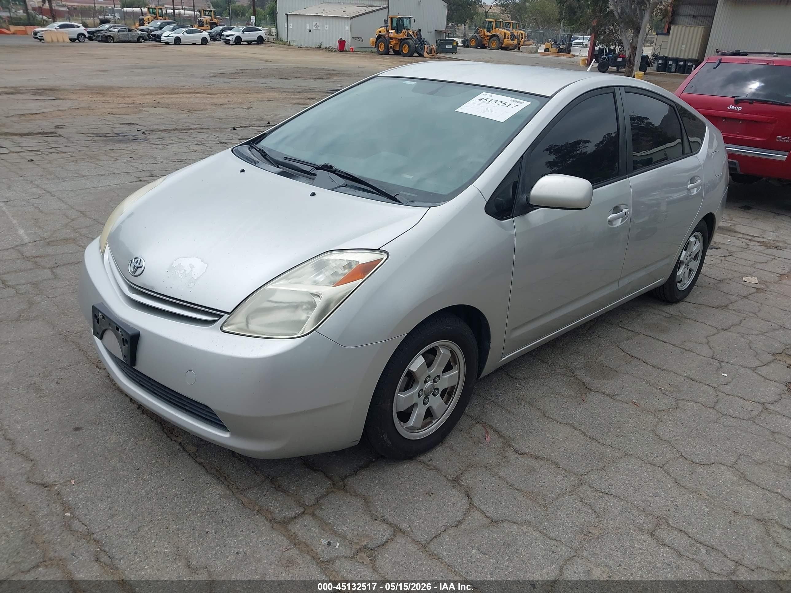 2004 Toyota Prius   Silver vin: JTDKB20U640080895