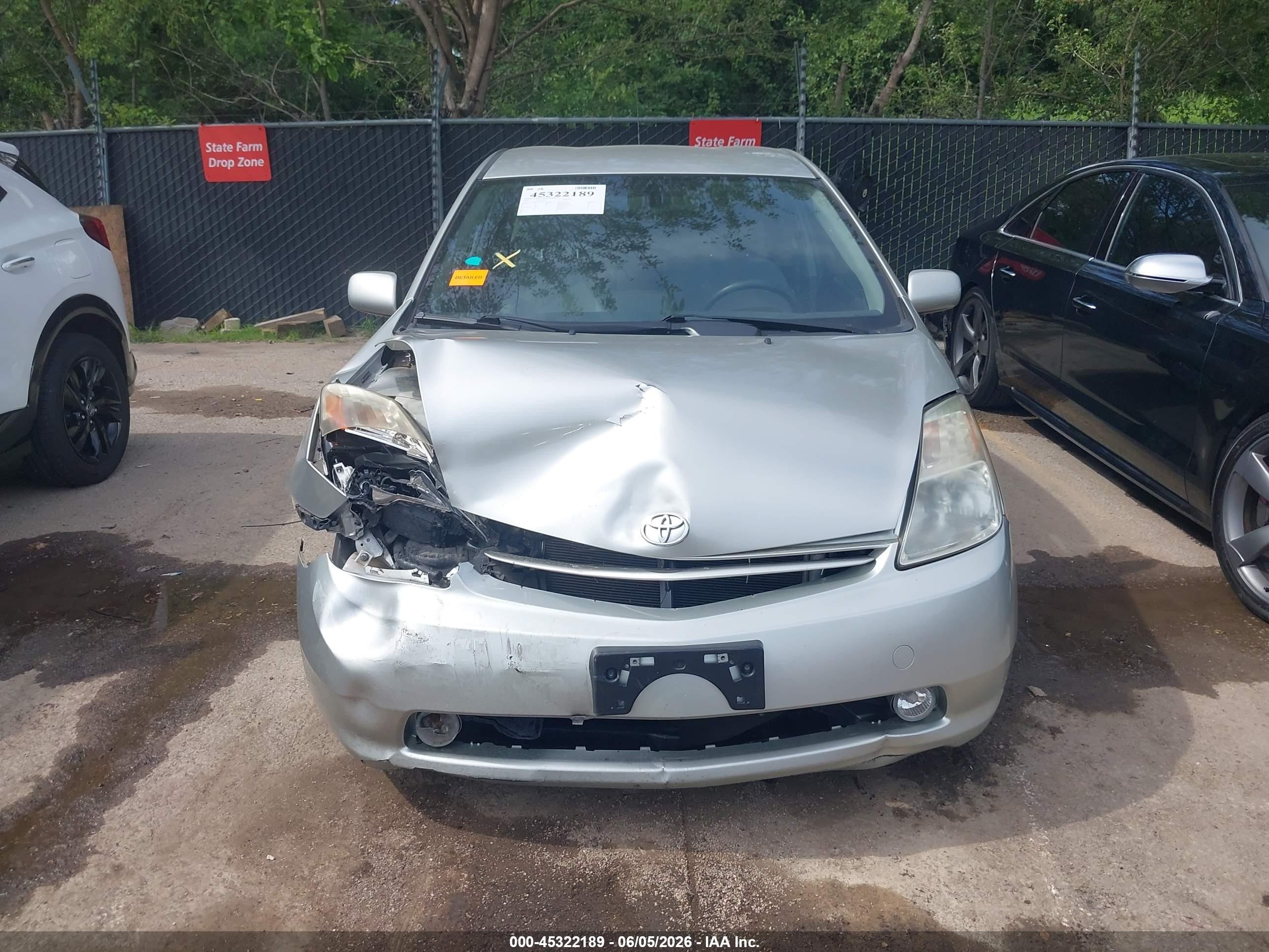 2005 Toyota Prius Серебряный vin: JTDKB20U653024651