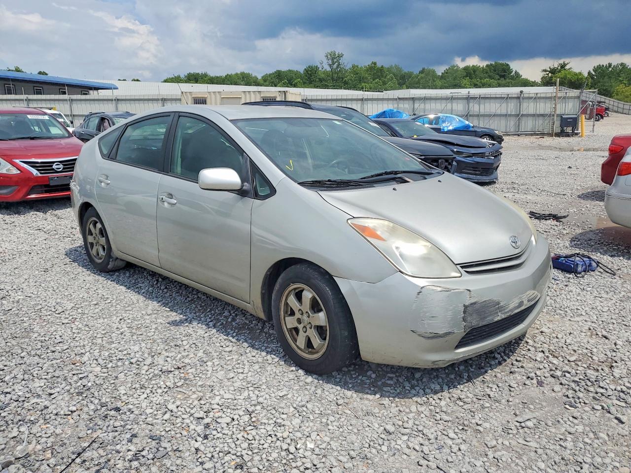 2005 Toyota Prius Base Gray vin: JTDKB20U653069976