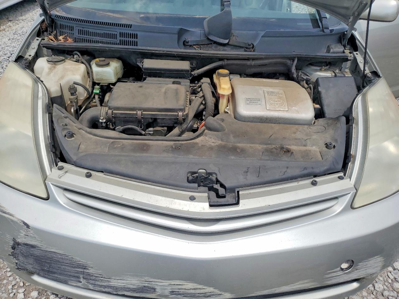 2005 Toyota Prius Base Gray vin: JTDKB20U653069976