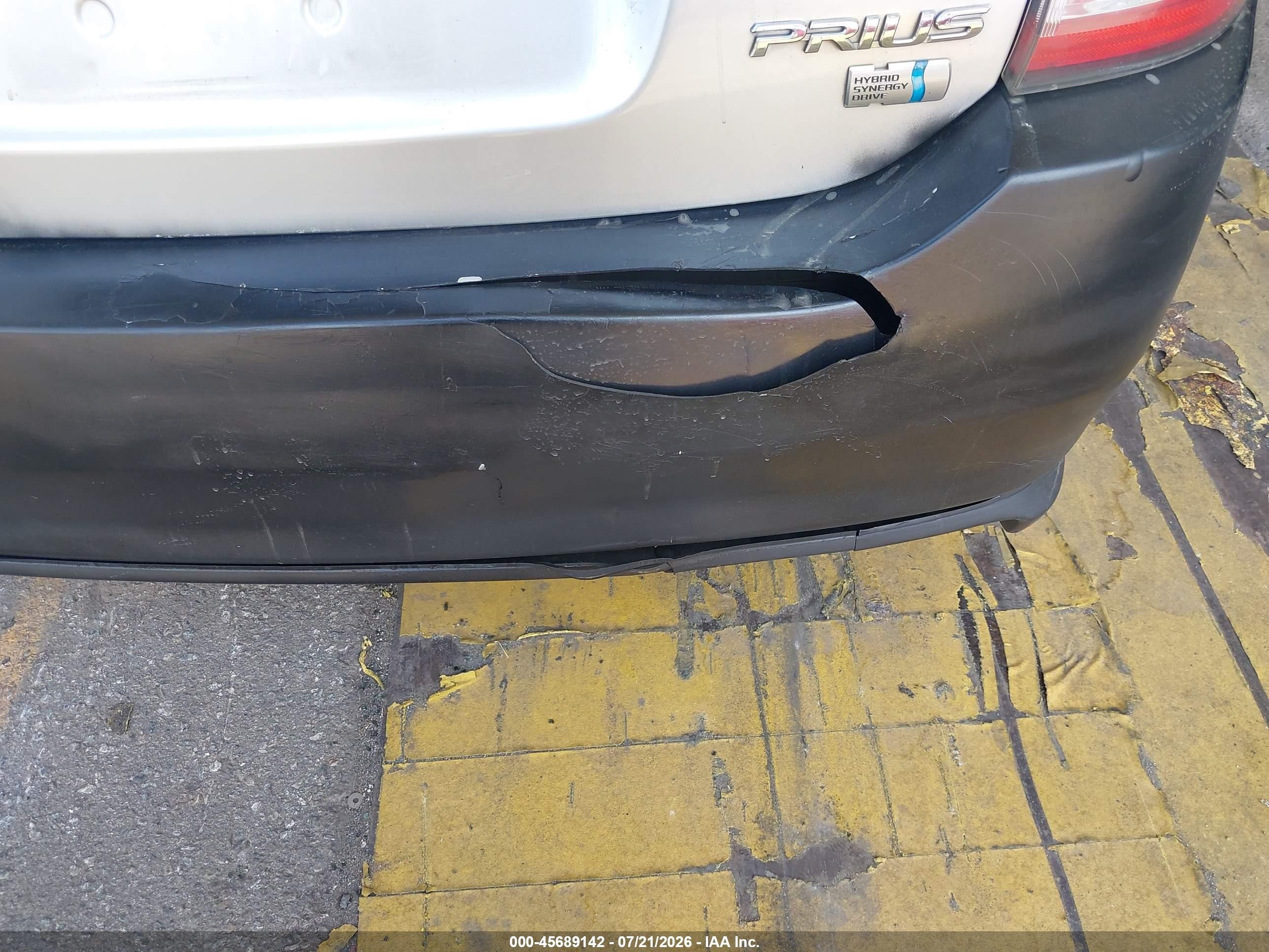 2005 Toyota Prius Серебряный vin: JTDKB20U653119274