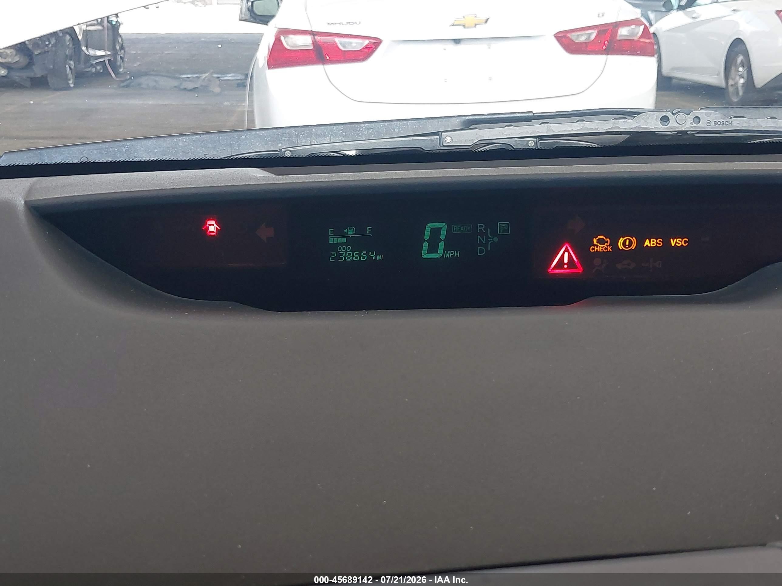 2005 Toyota Prius Серебряный vin: JTDKB20U653119274
