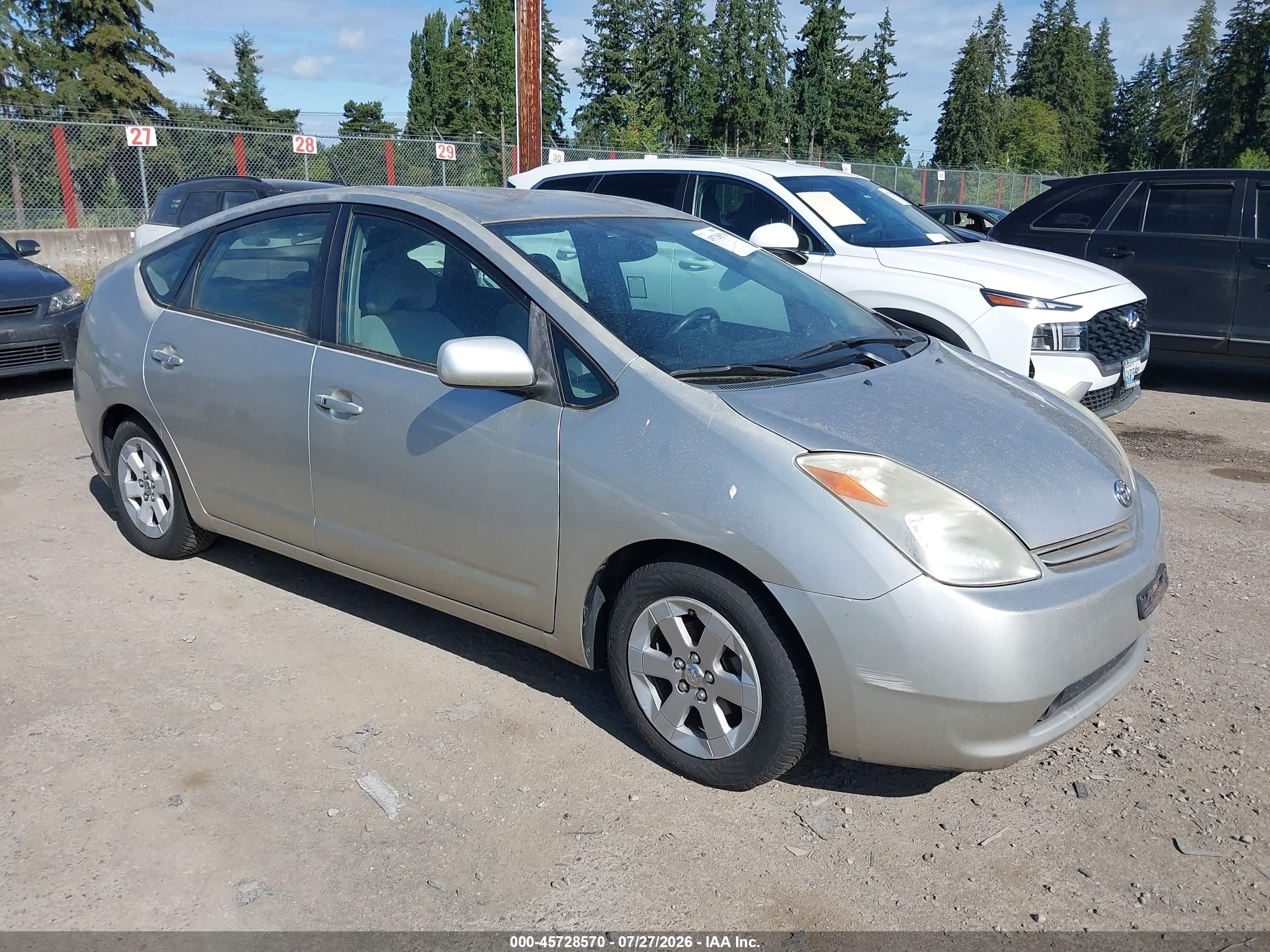2005 Toyota Prius   Silver vin: JTDKB20U657057142