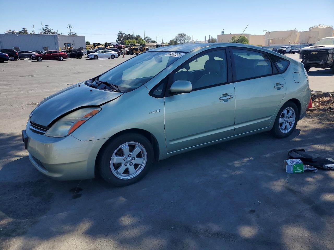 2006 Toyota Prius Base Green vin: JTDKB20U663133483