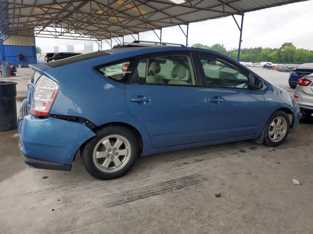 2006 Toyota Prius Base Blue vin: JTDKB20U663158013