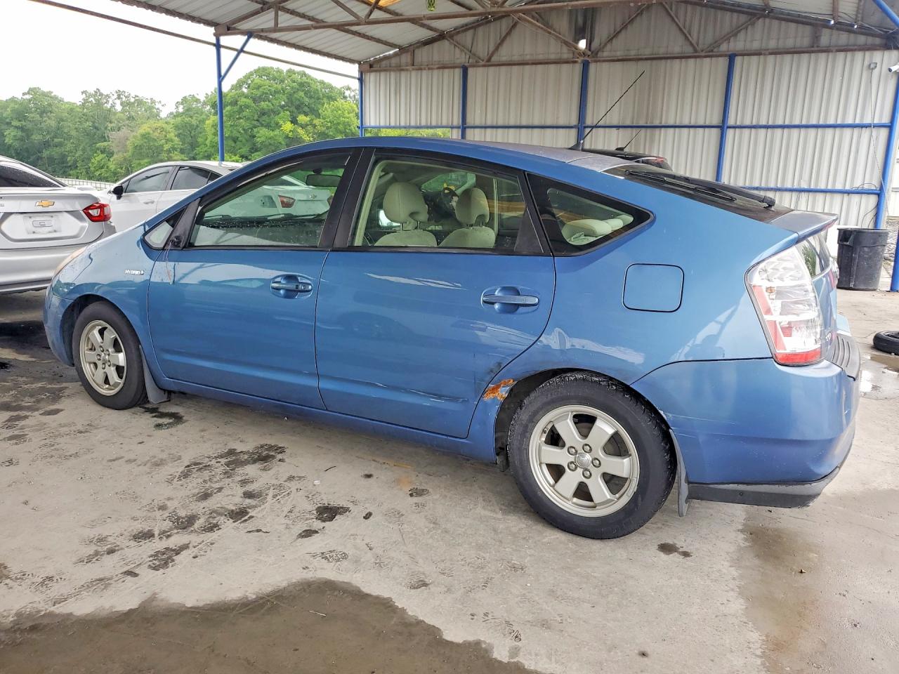 2006 Toyota Prius Base Blue vin: JTDKB20U663158013