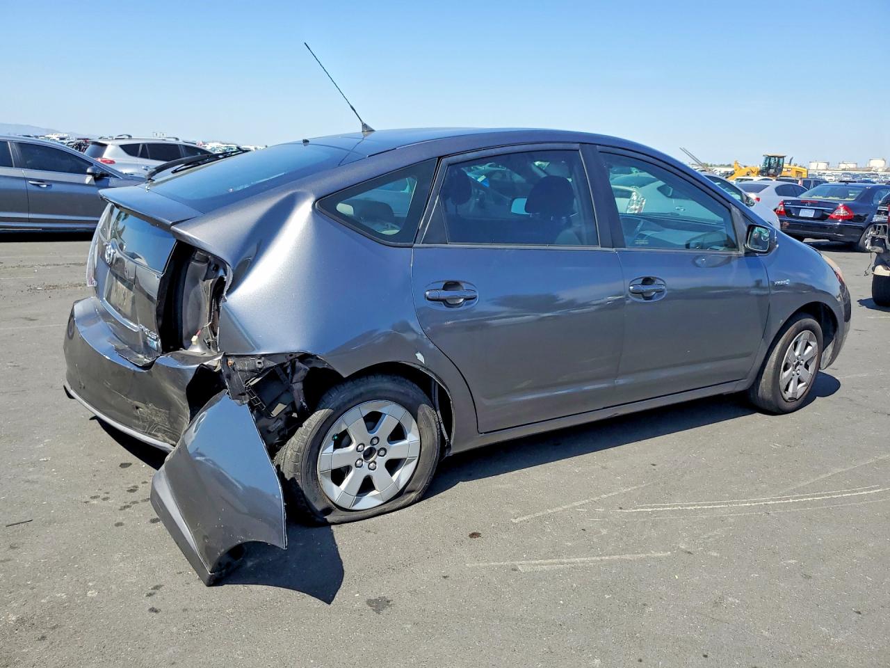 2006 Toyota Prius Base Gray vin: JTDKB20U663192422