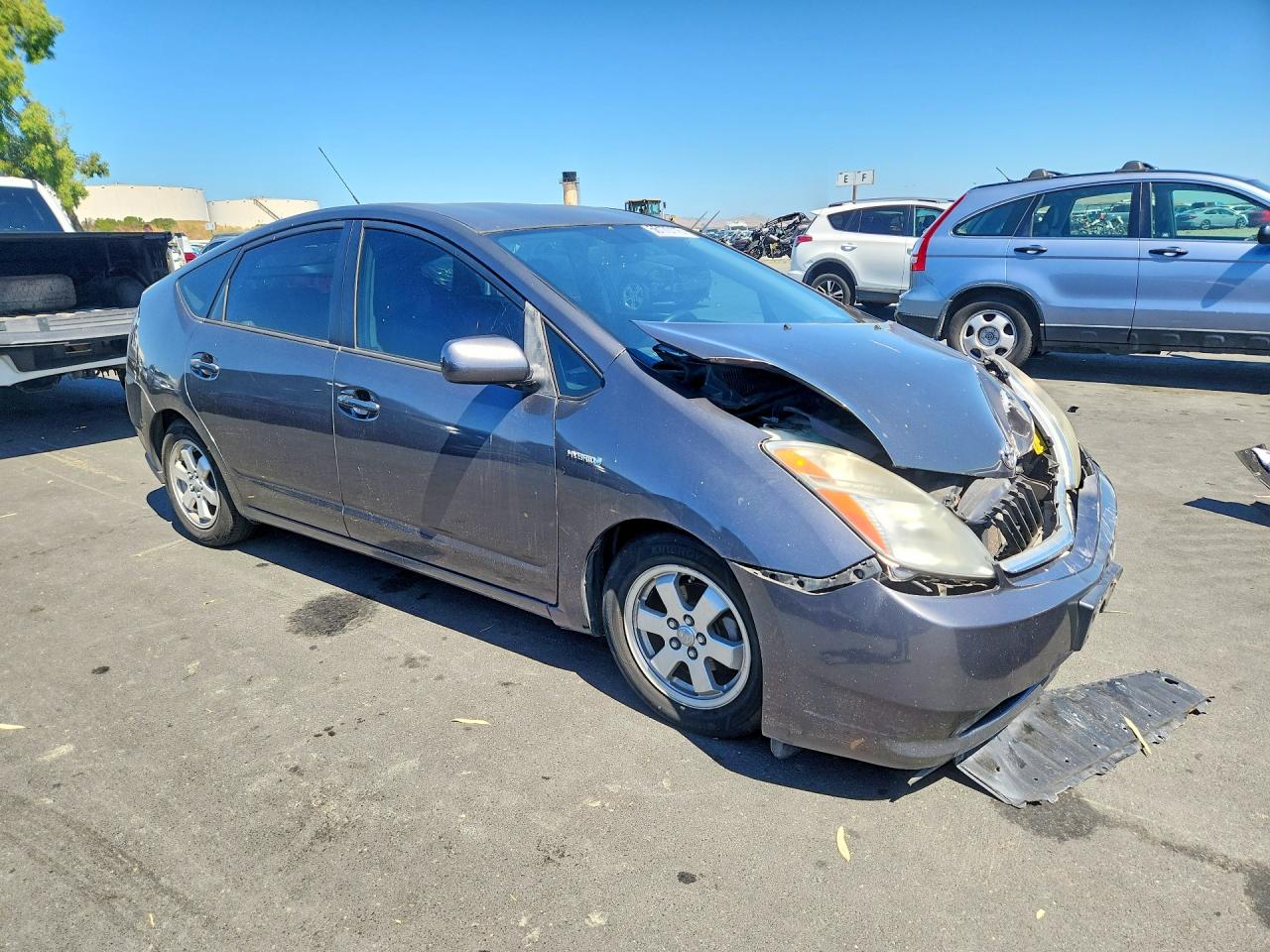 2006 Toyota Prius Base Gray vin: JTDKB20U663194834