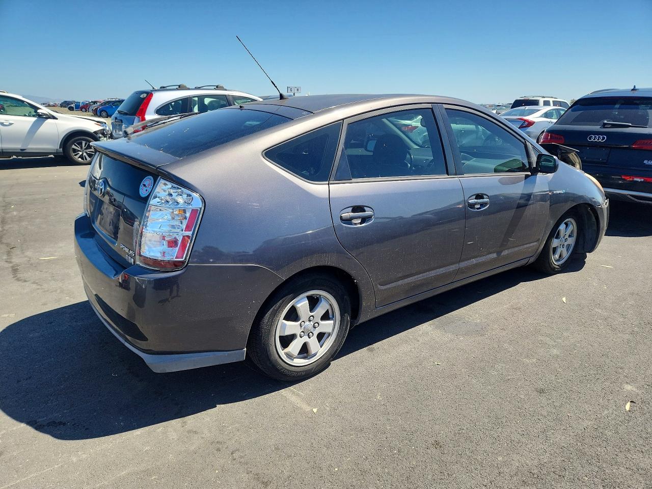 2006 Toyota Prius Base Gray vin: JTDKB20U663194834