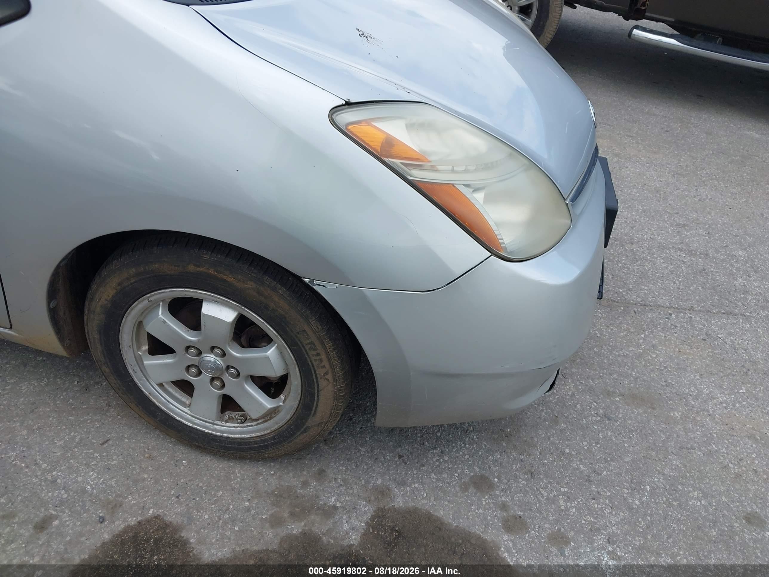 2006 Toyota Prius   Silver vin: JTDKB20U667059300