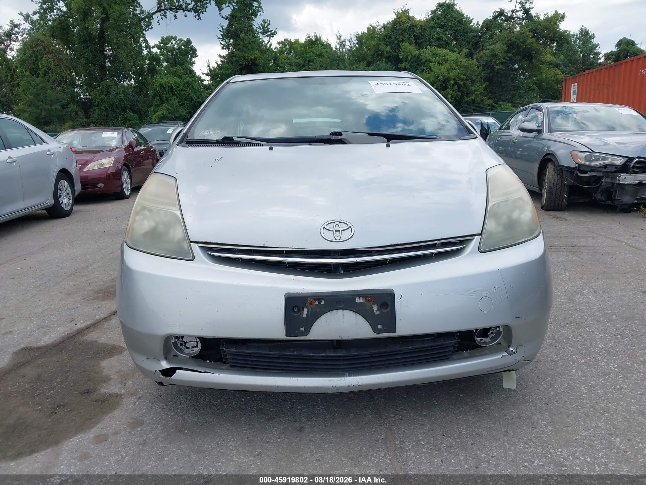 2006 Toyota Prius   Silver vin: JTDKB20U667059300
