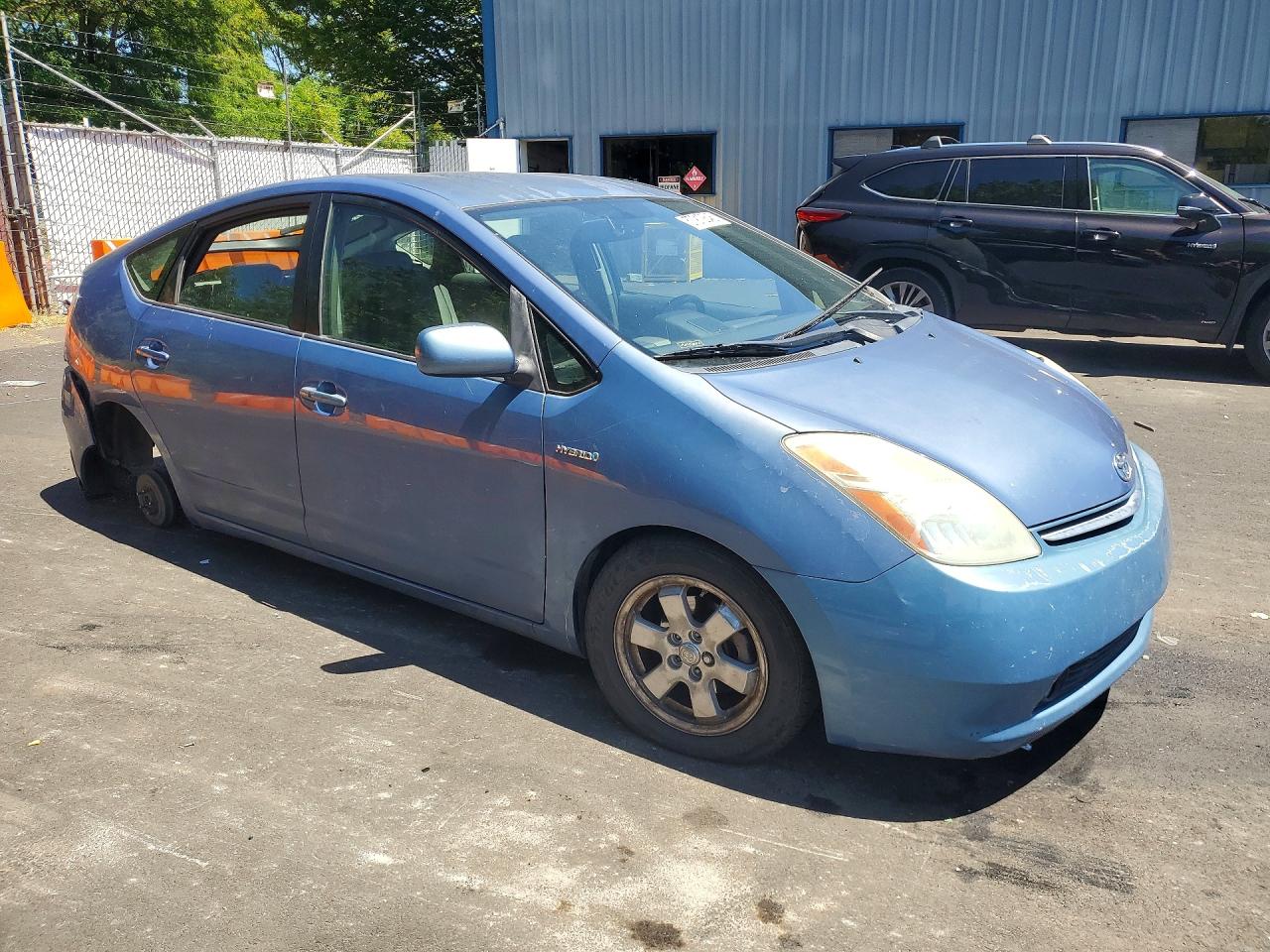 2006 Toyota Prius Base Blue vin: JTDKB20U667064268