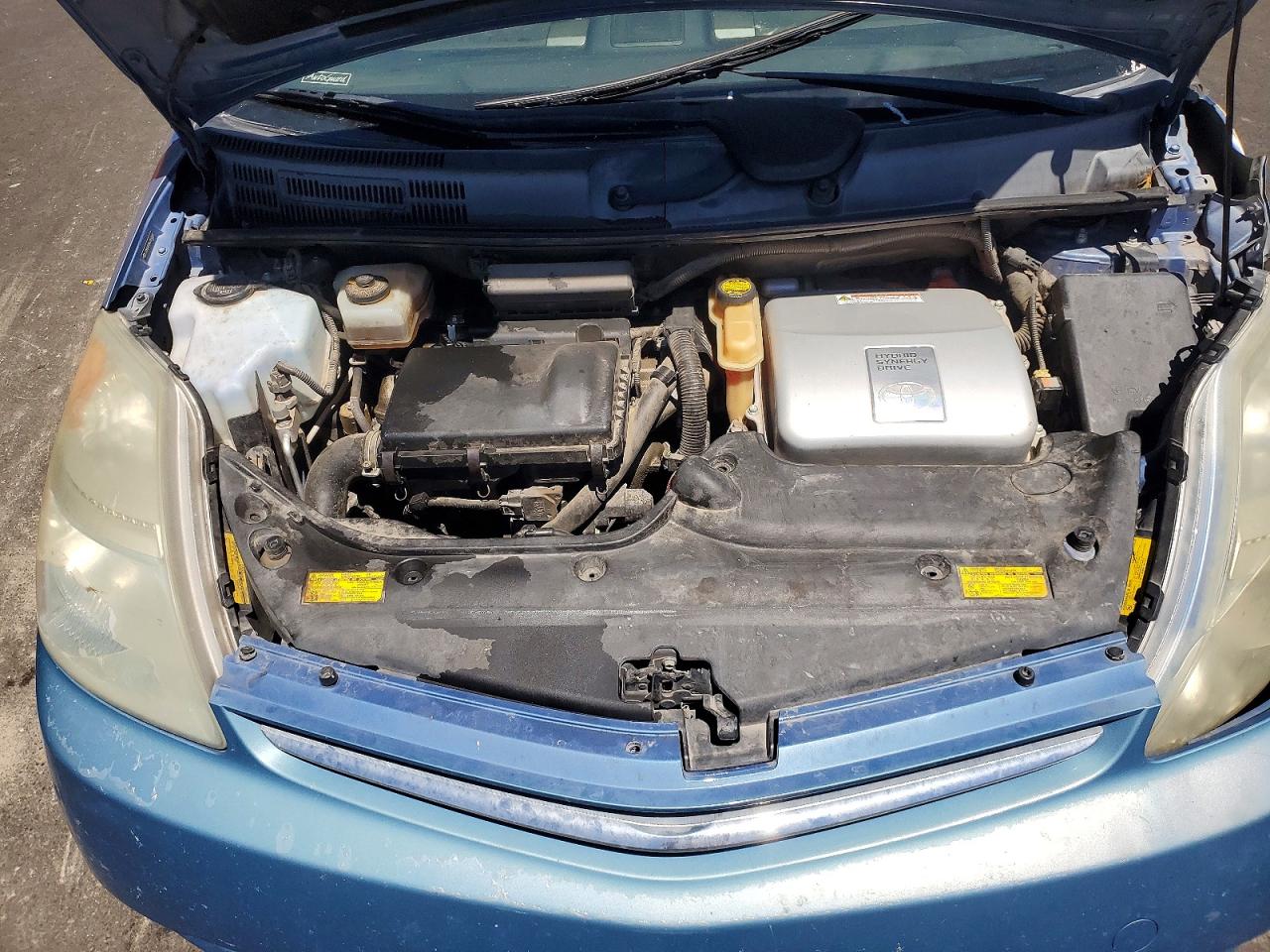 2006 Toyota Prius Base Blue vin: JTDKB20U667064268