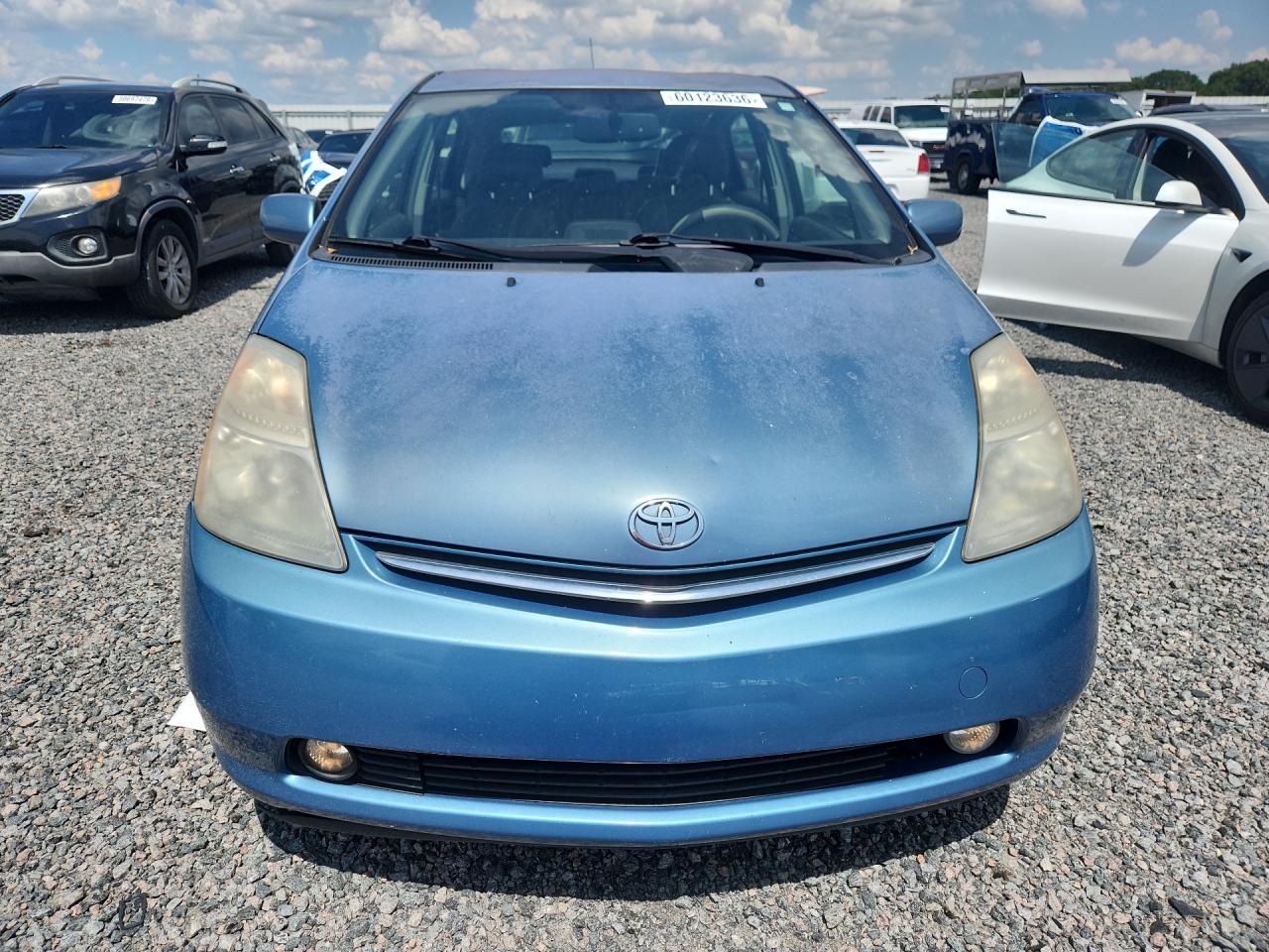 2006 Toyota Prius Base Blue vin: JTDKB20U667071608