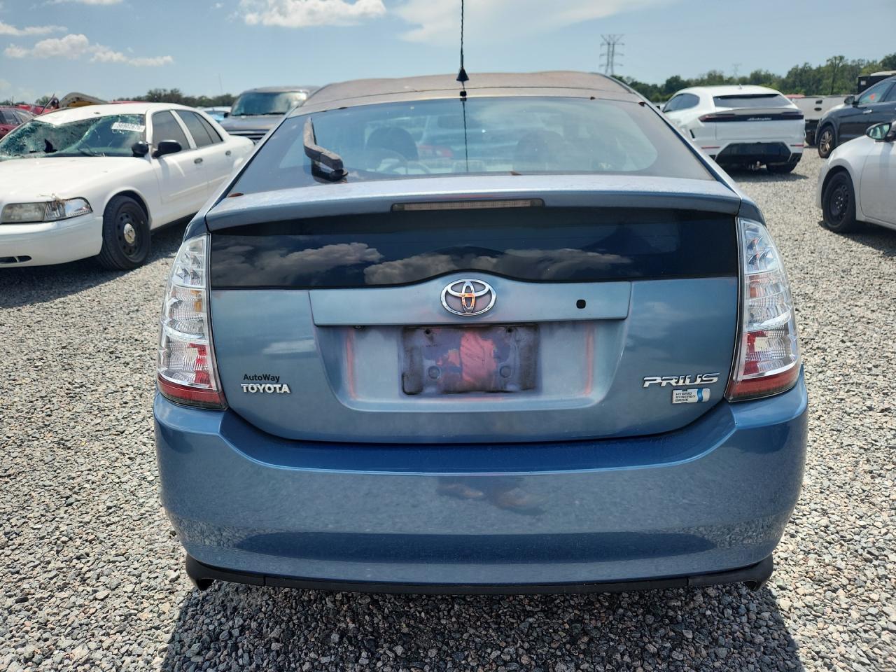 2006 Toyota Prius Base Blue vin: JTDKB20U667071608