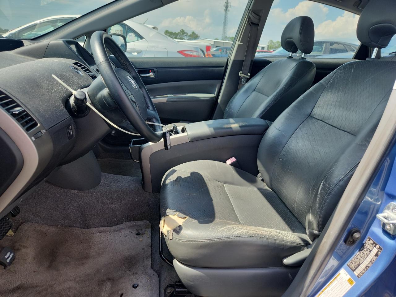 2006 Toyota Prius Base Blue vin: JTDKB20U667071608