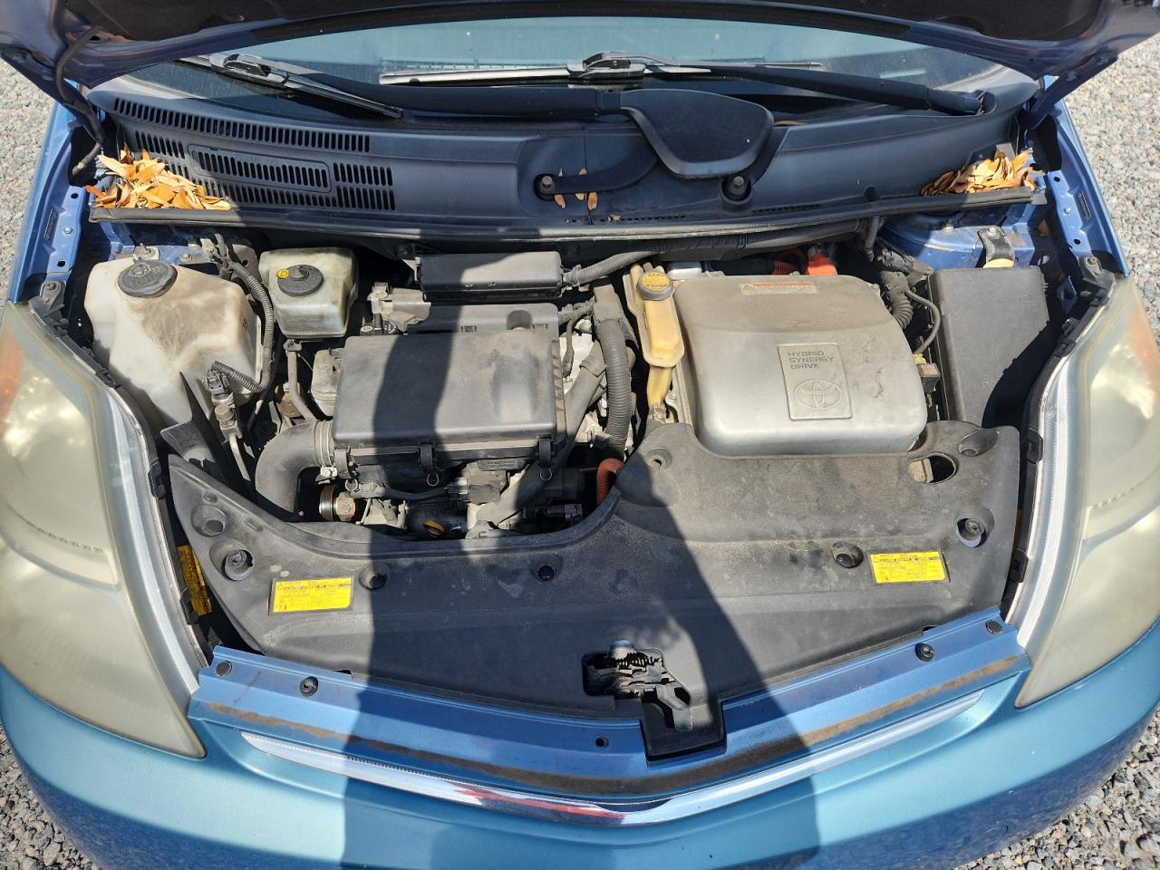 2006 Toyota Prius Base Blue vin: JTDKB20U667071608