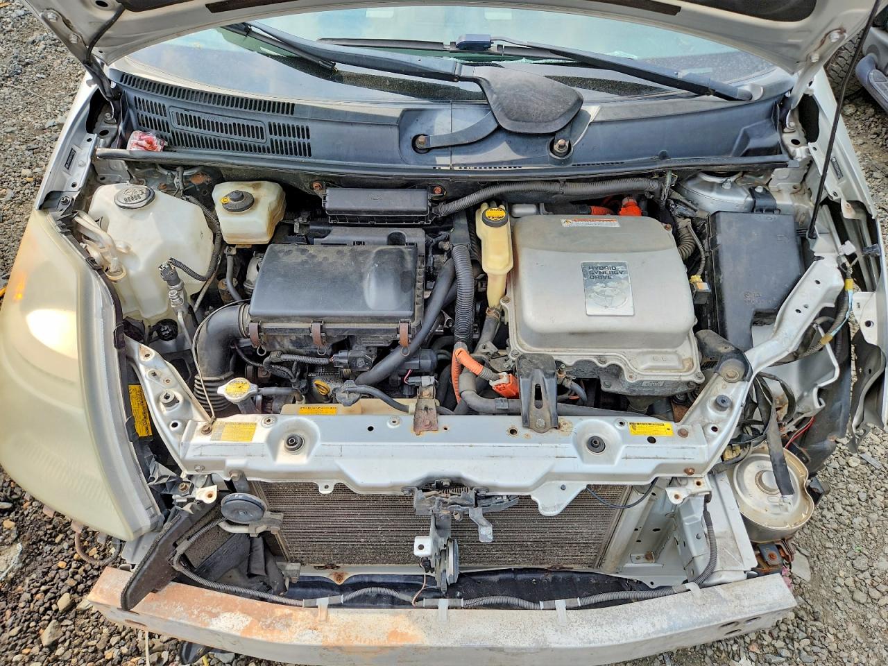 2006 Toyota Prius Base Silver vin: JTDKB20U667072922